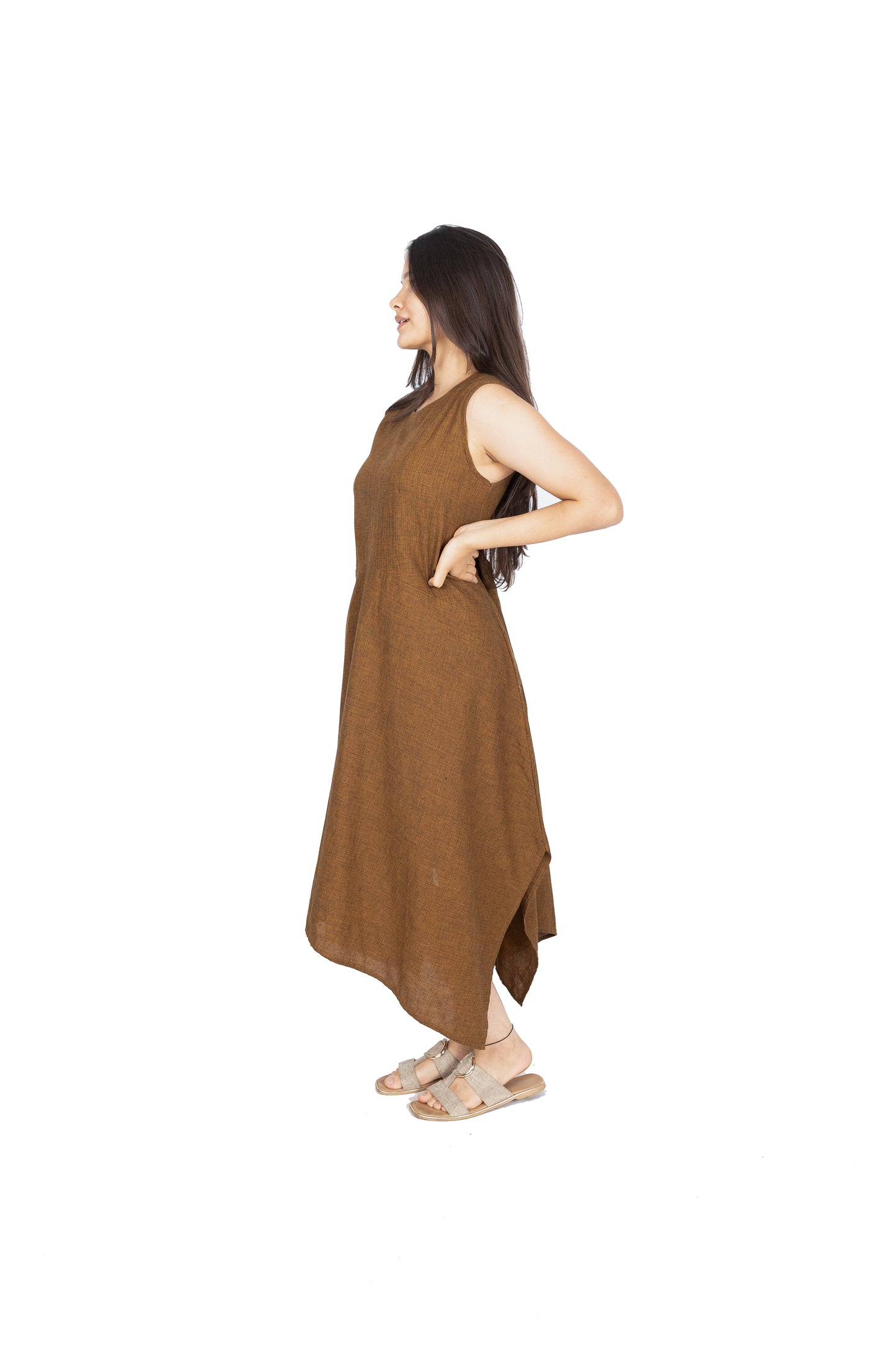 Asymmetric Long Dress