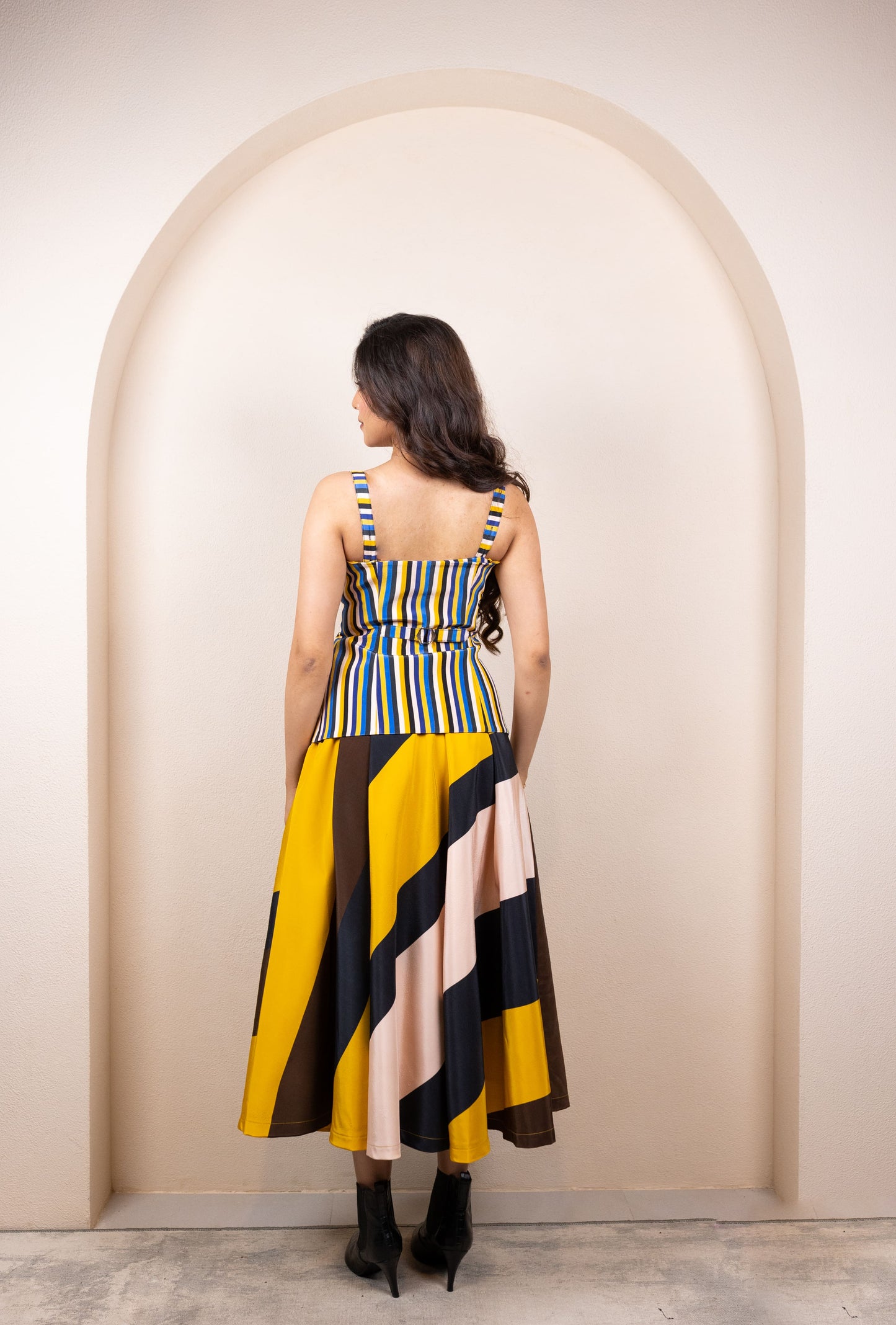 Yellow Striped Co-Ord Set