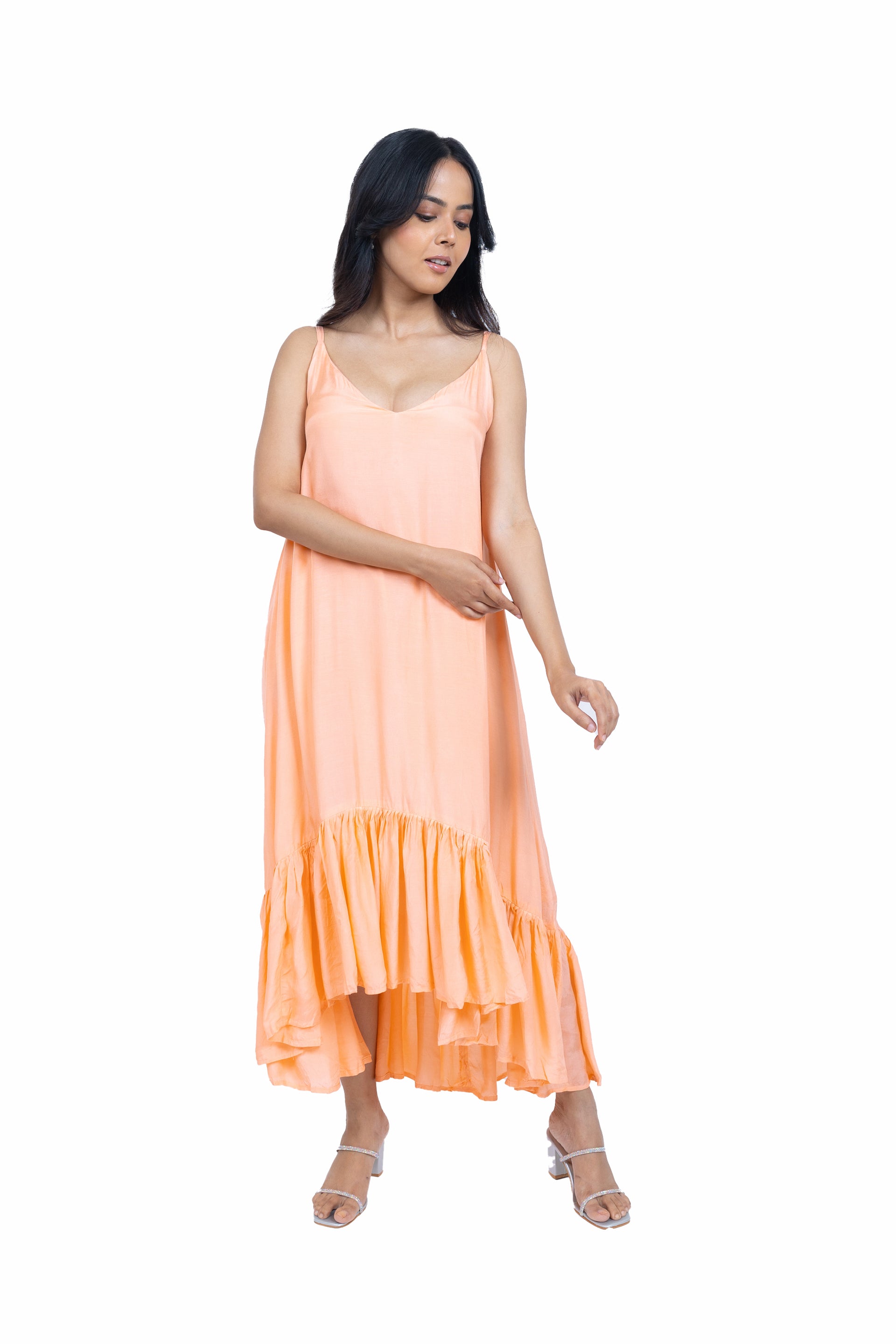 Cape spagheti dress