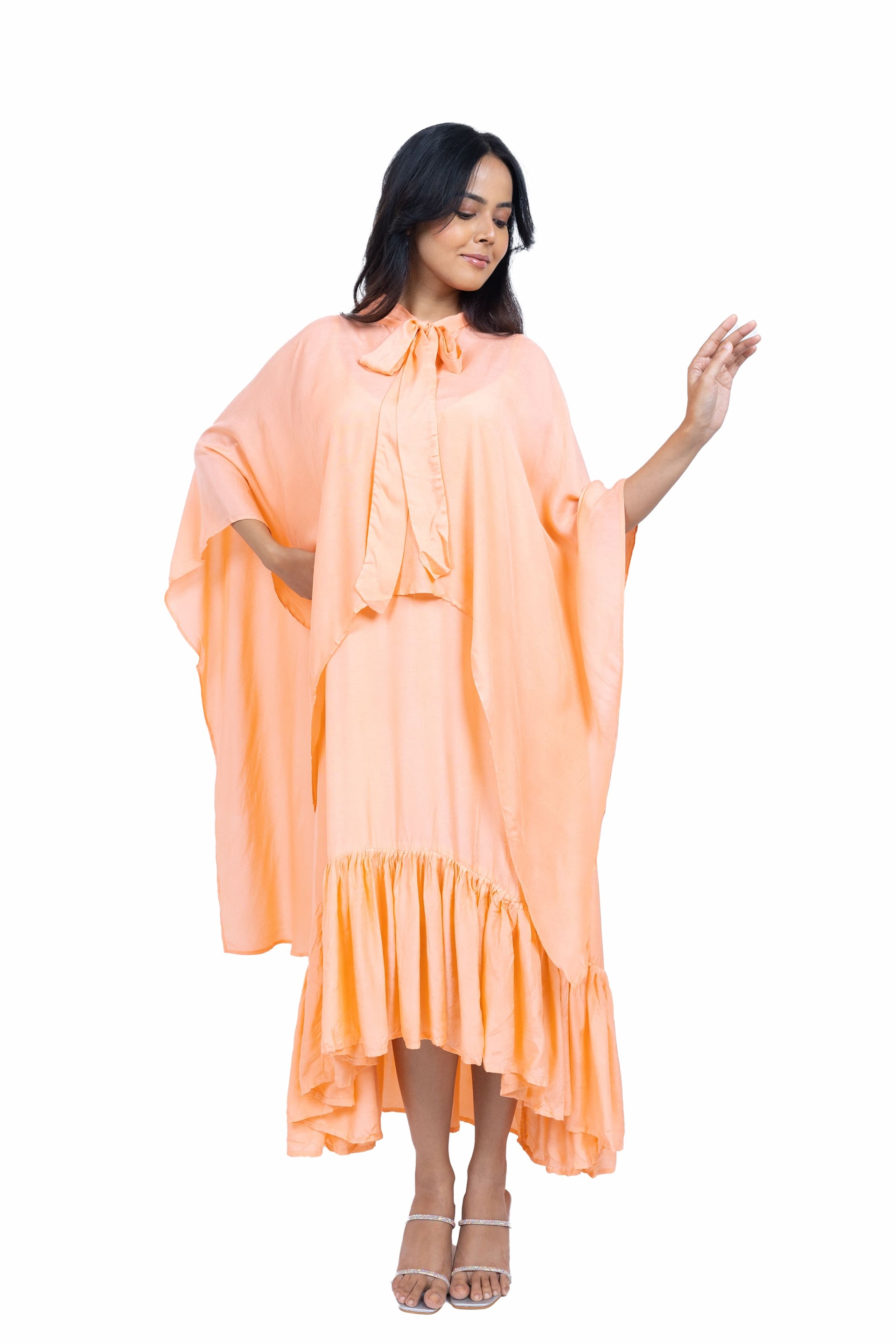 Cape spagheti dress