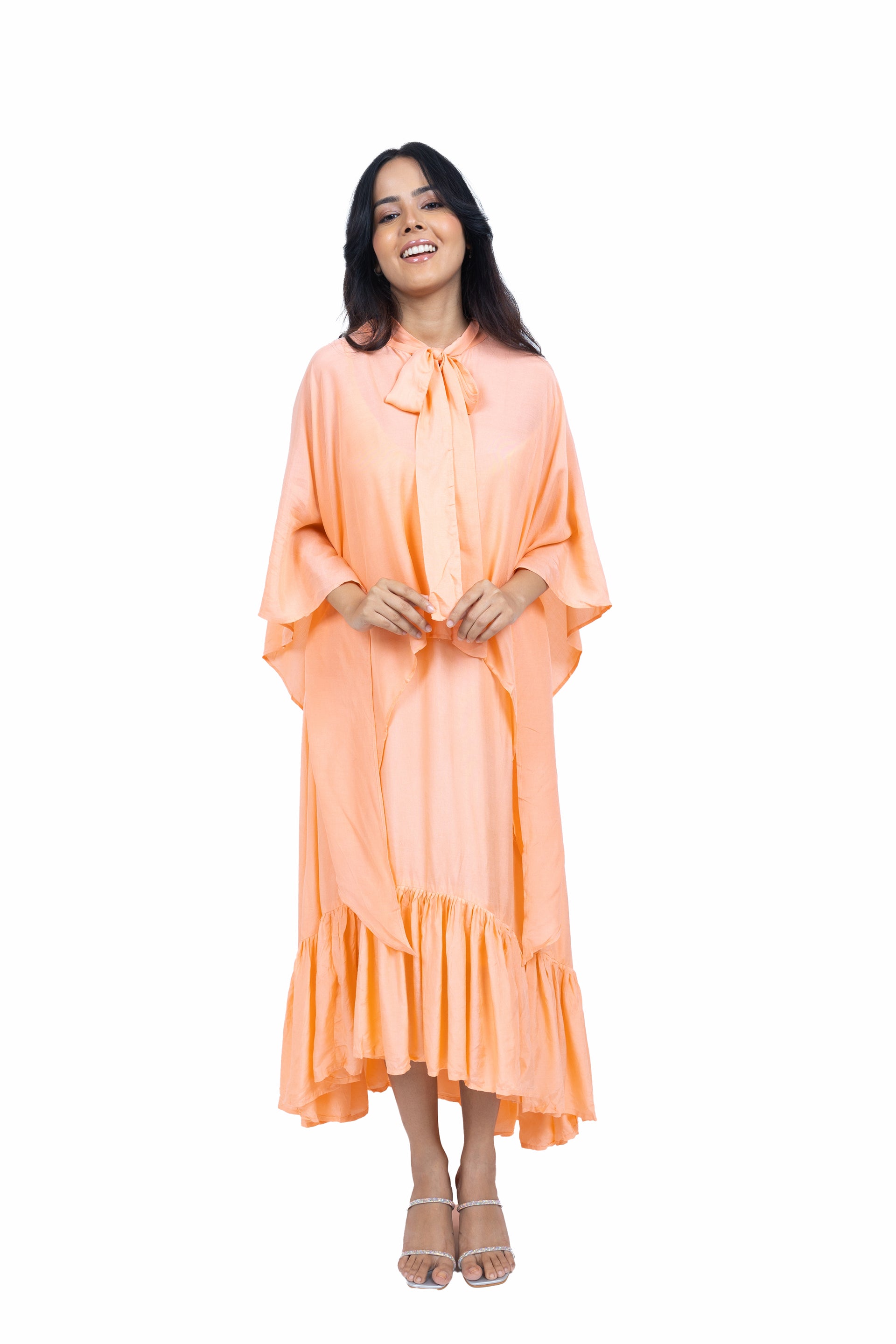 Cape spagheti dress