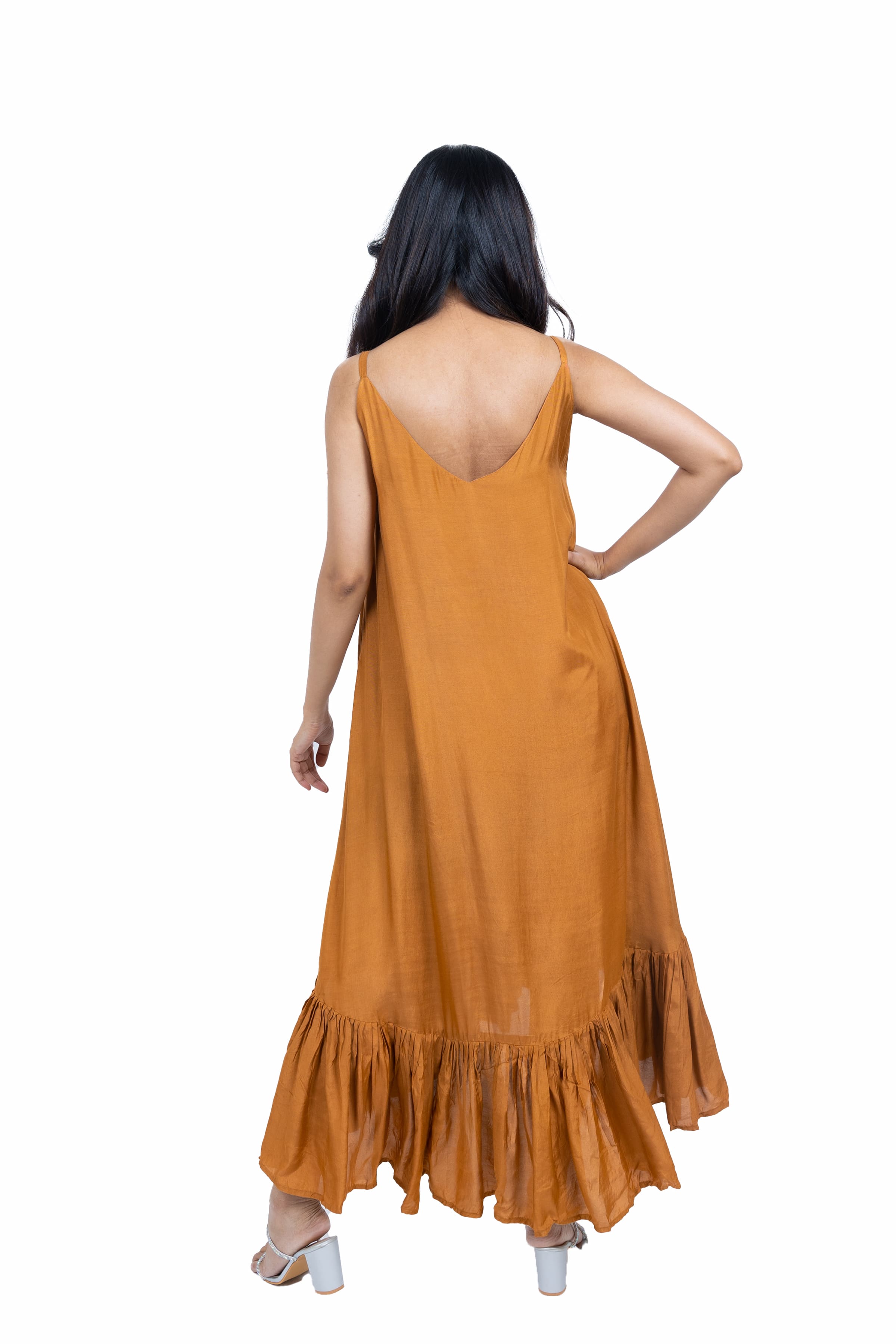 Cape spagheti dress