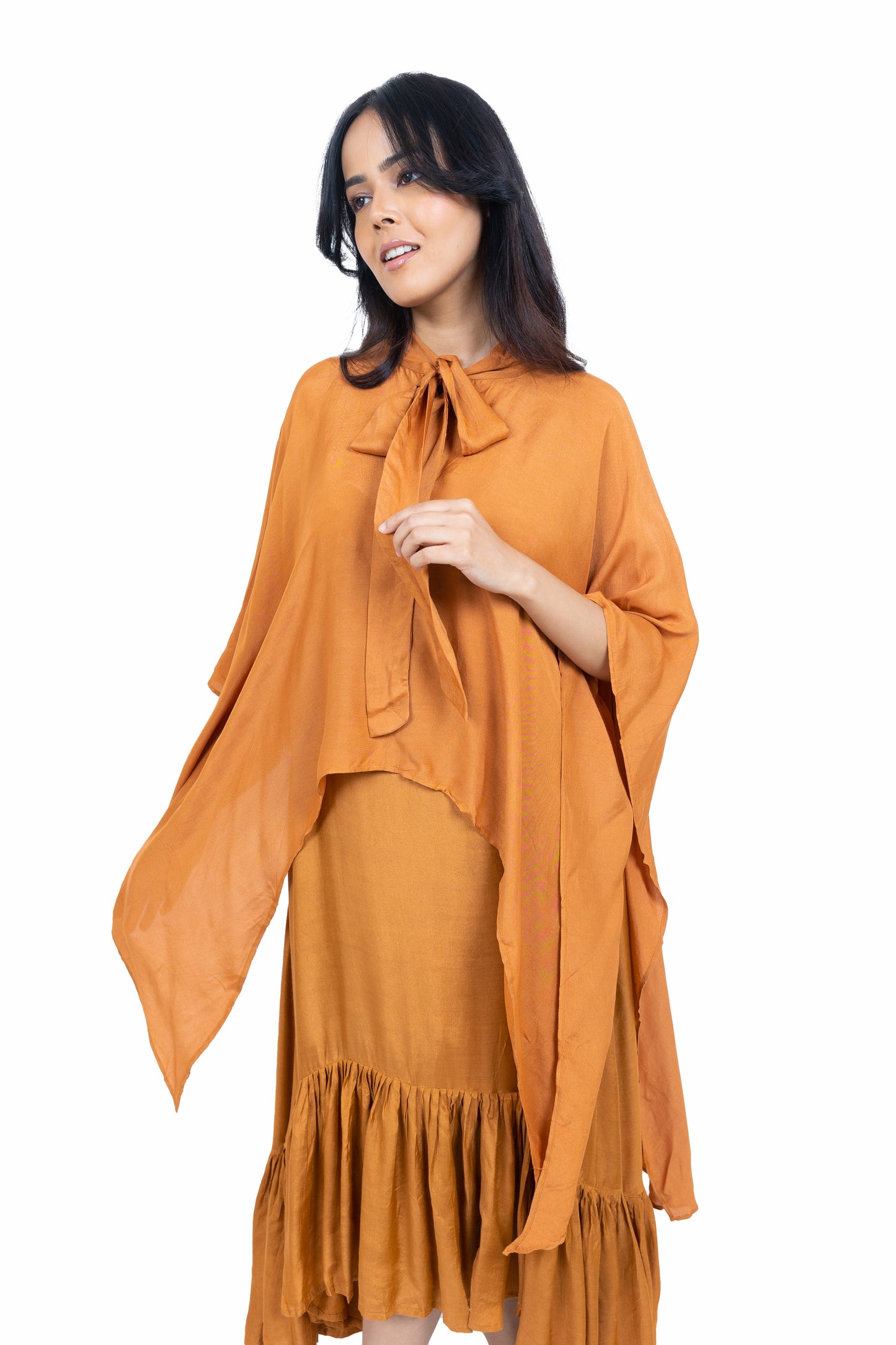 Cape spagheti dress