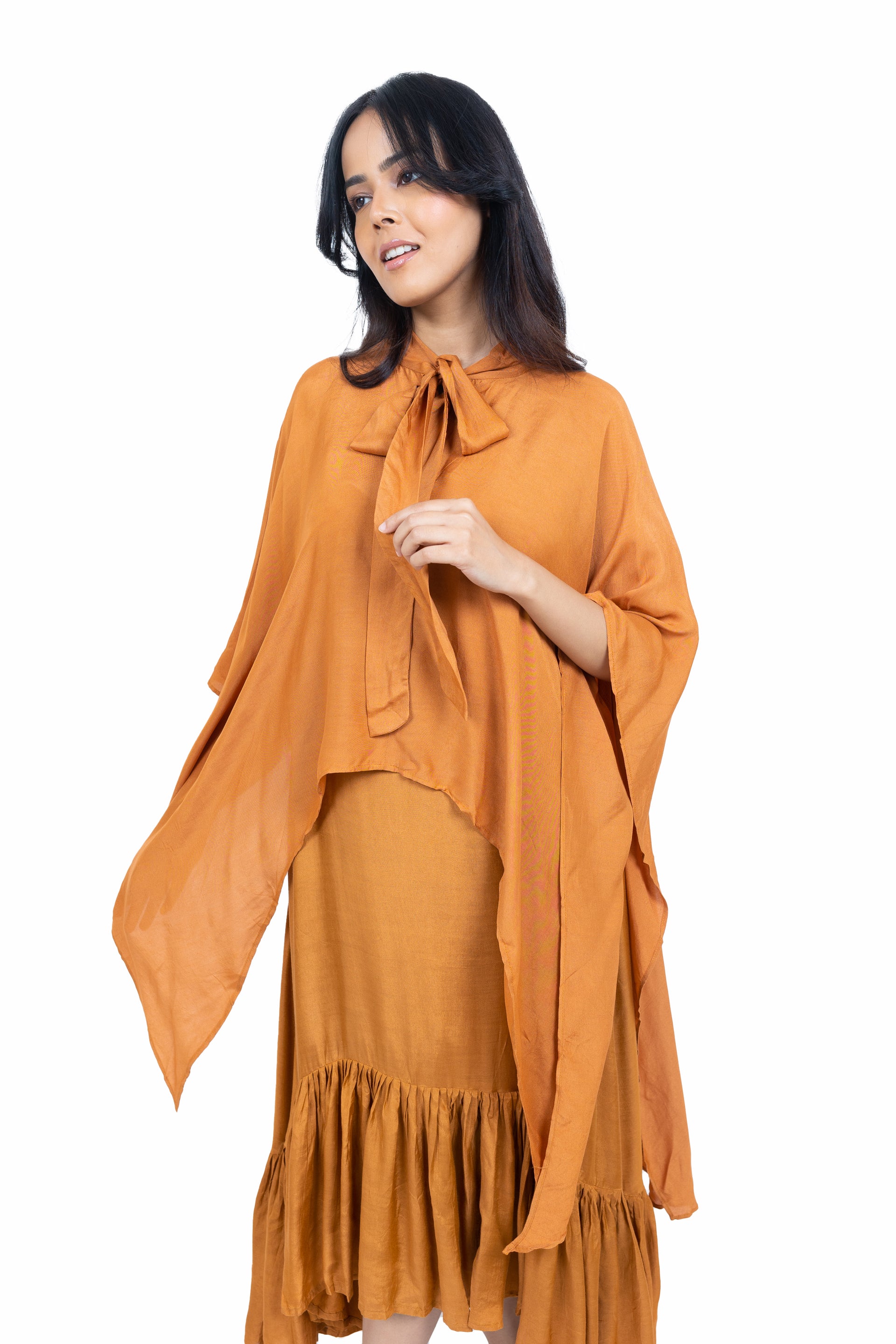 Cape spagheti dress