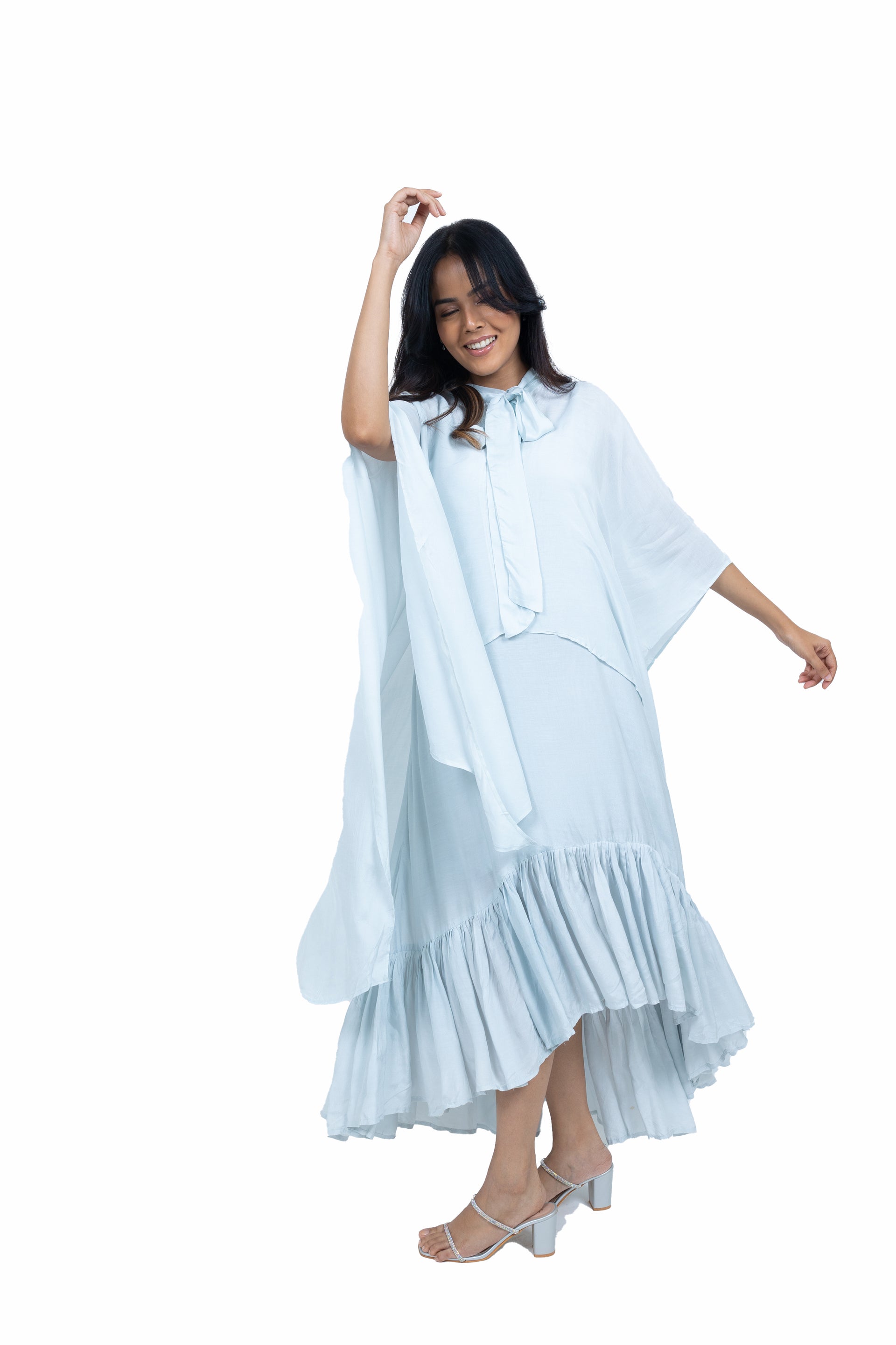Cape spagheti dress