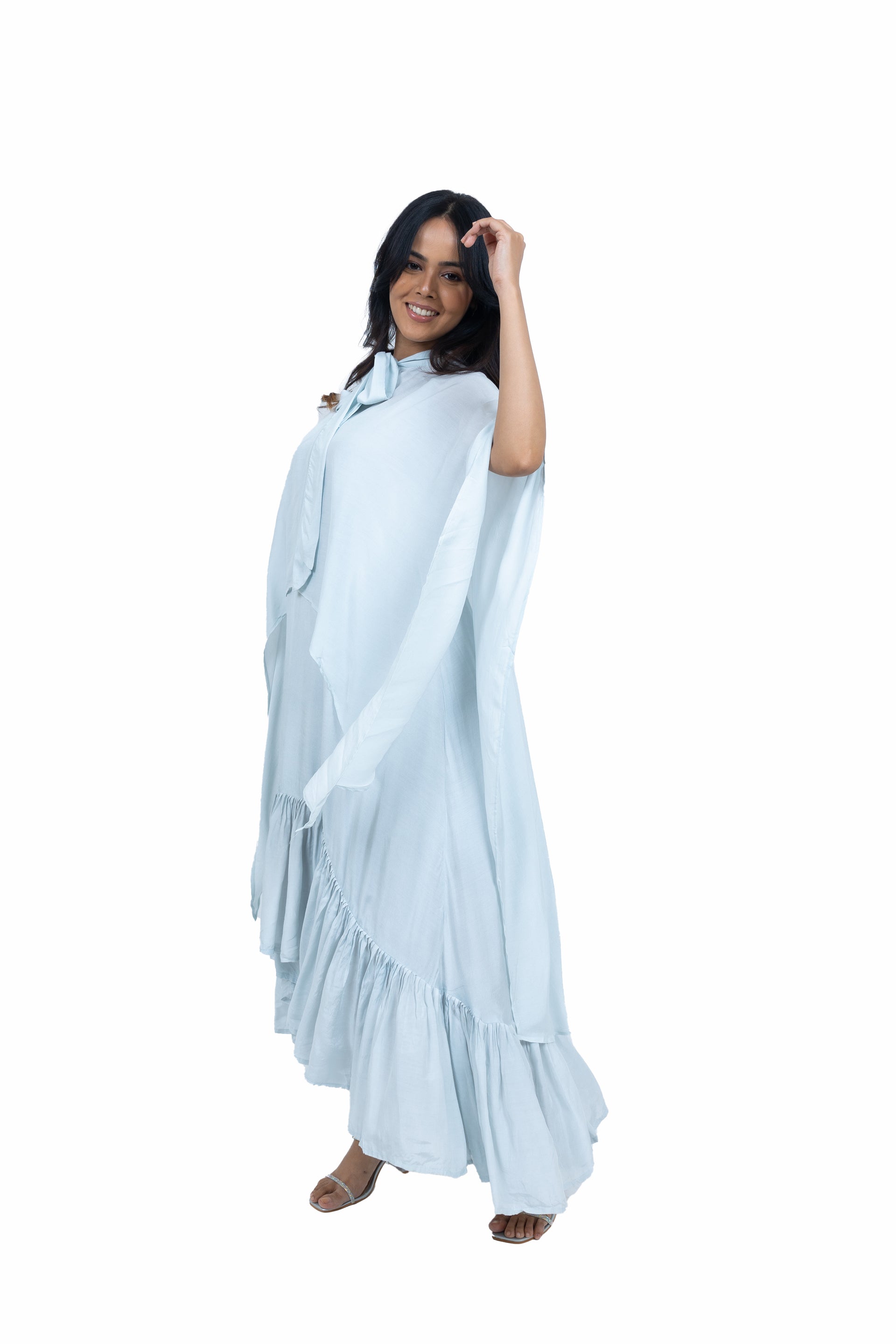 Cape spagheti dress