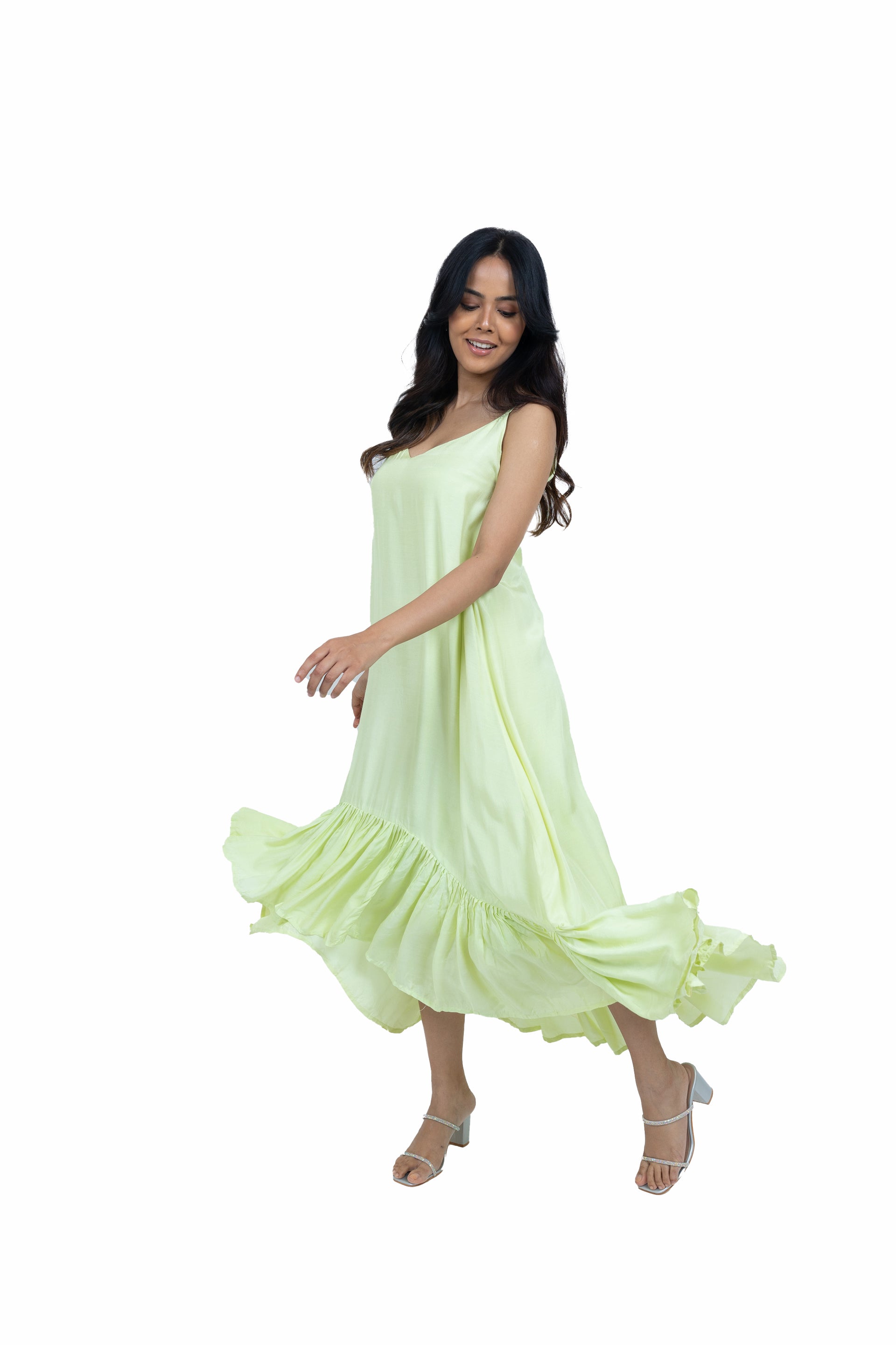 Cape spagheti dress