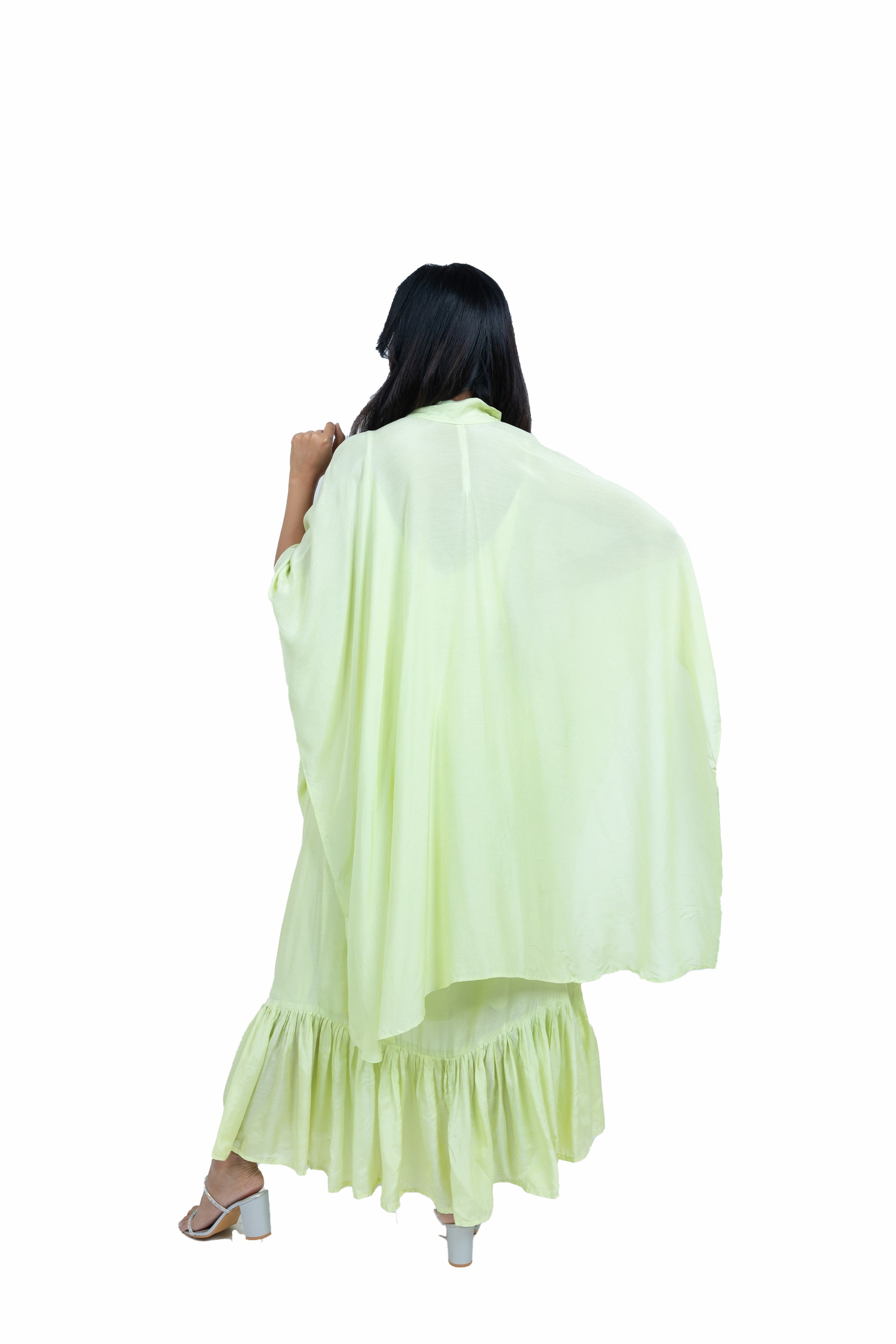 Cape spagheti dress