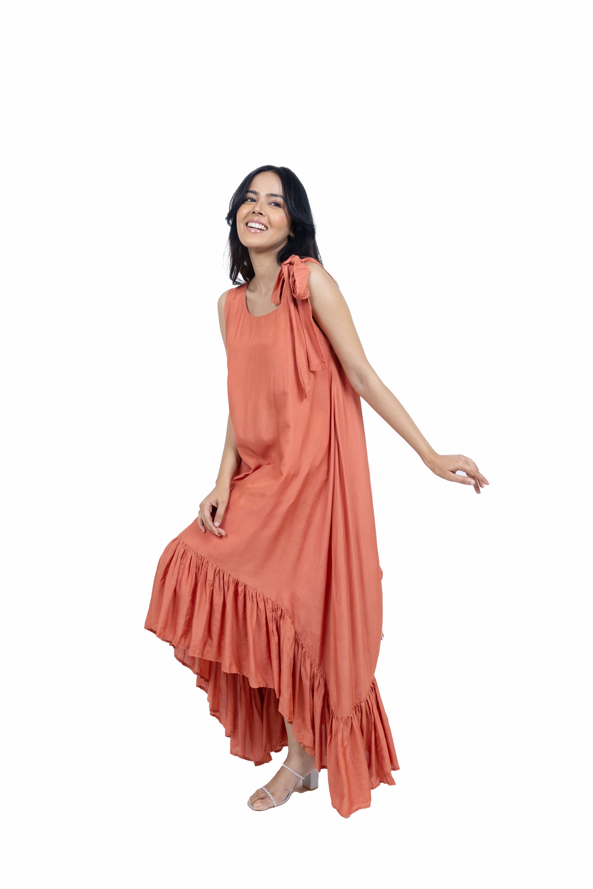 Shoulder bow dress