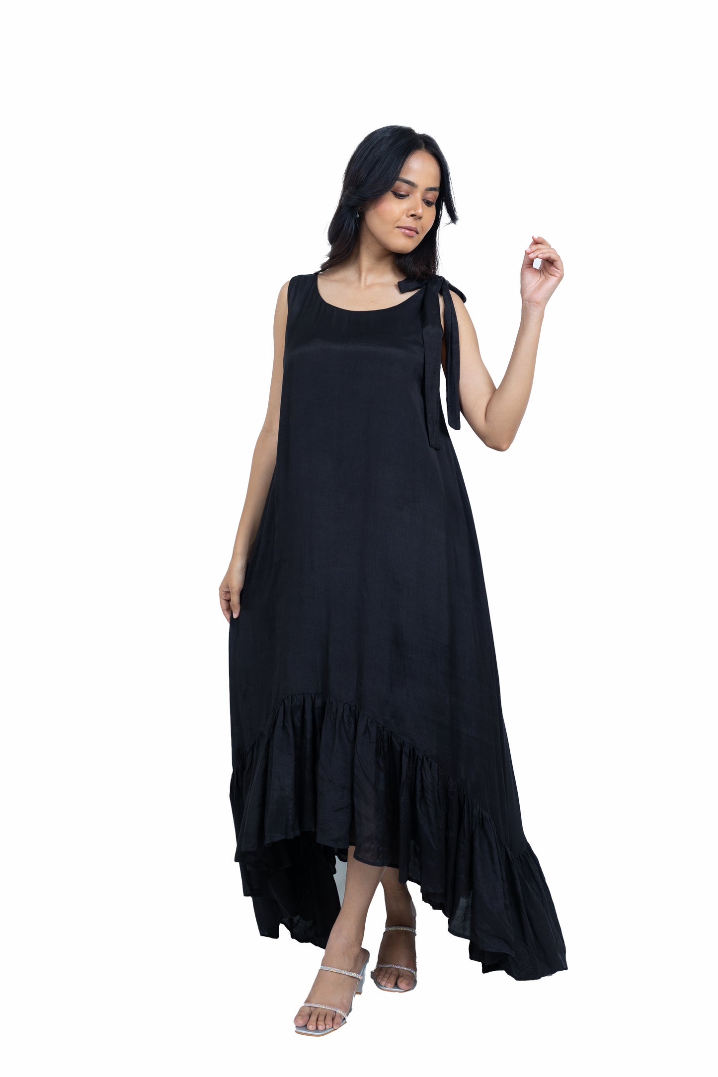 Shoulder bow dress
