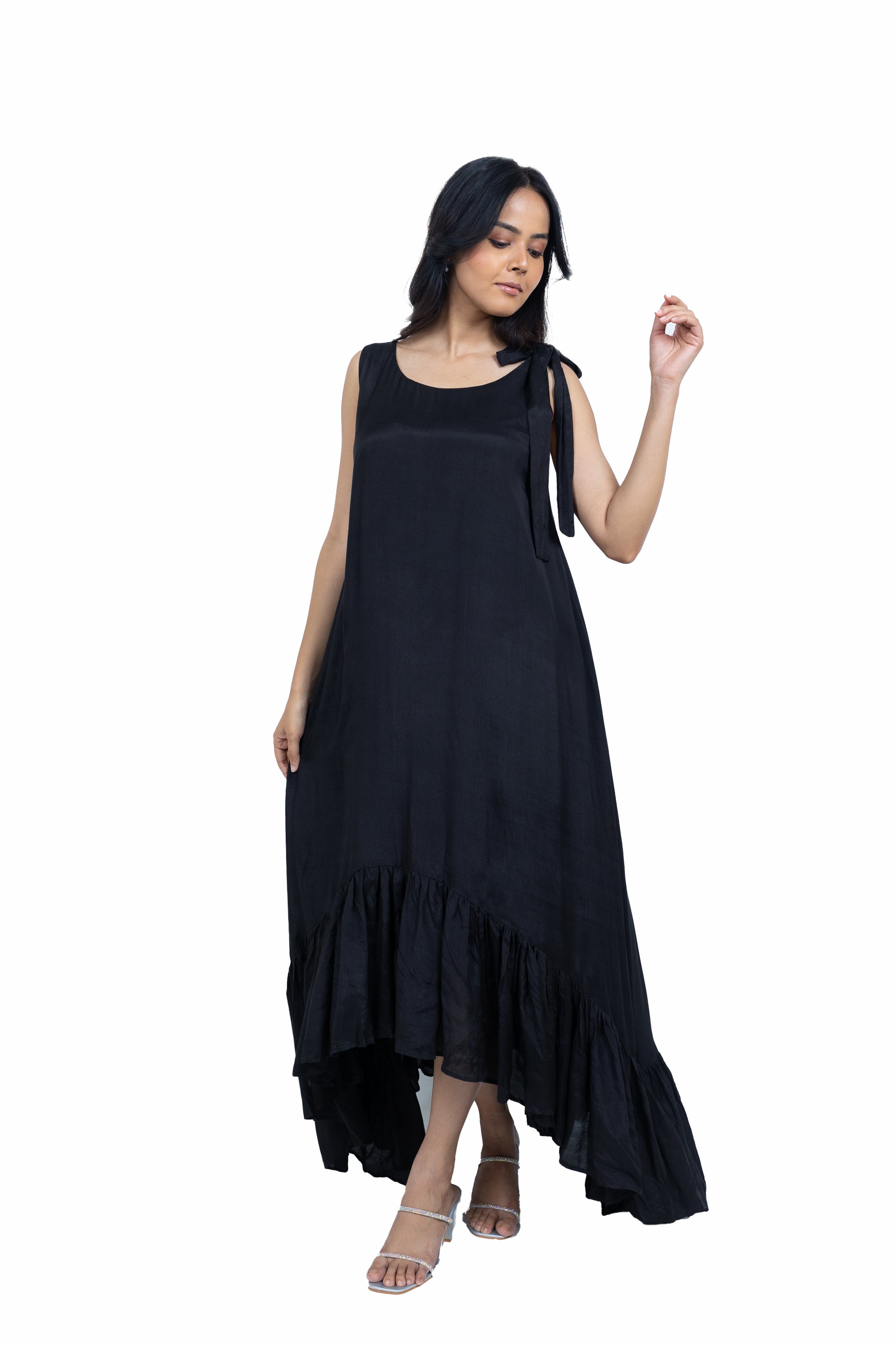 Shoulder bow dress