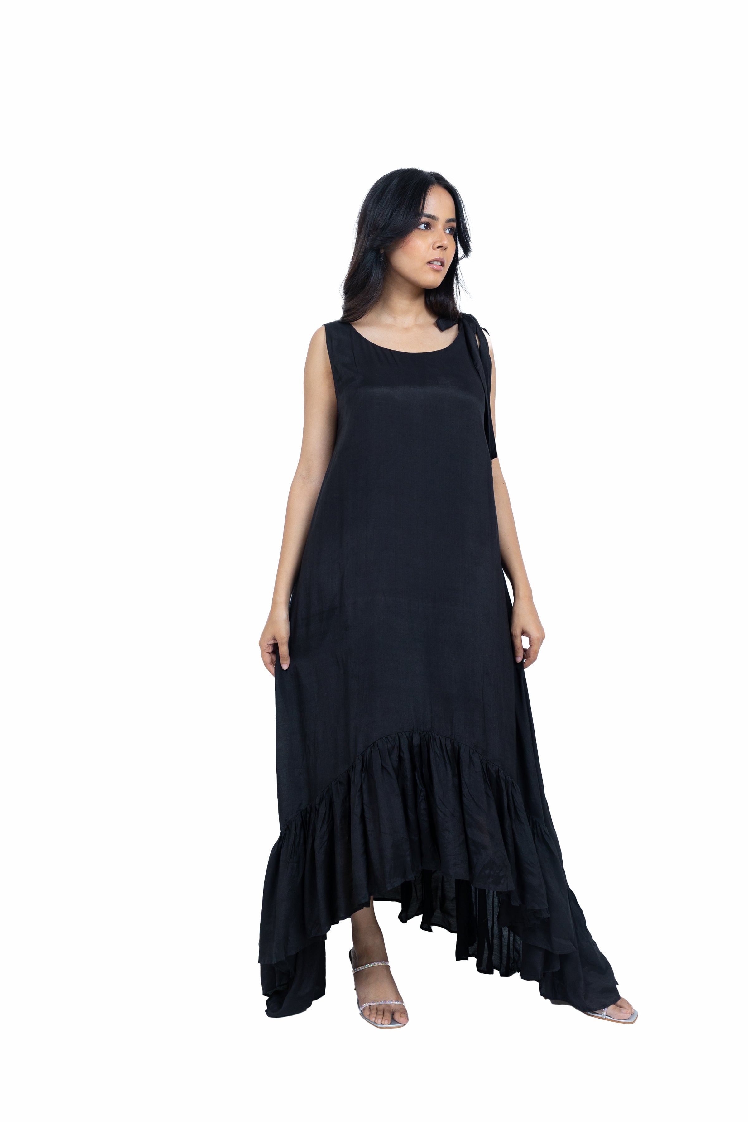 Shoulder bow dress