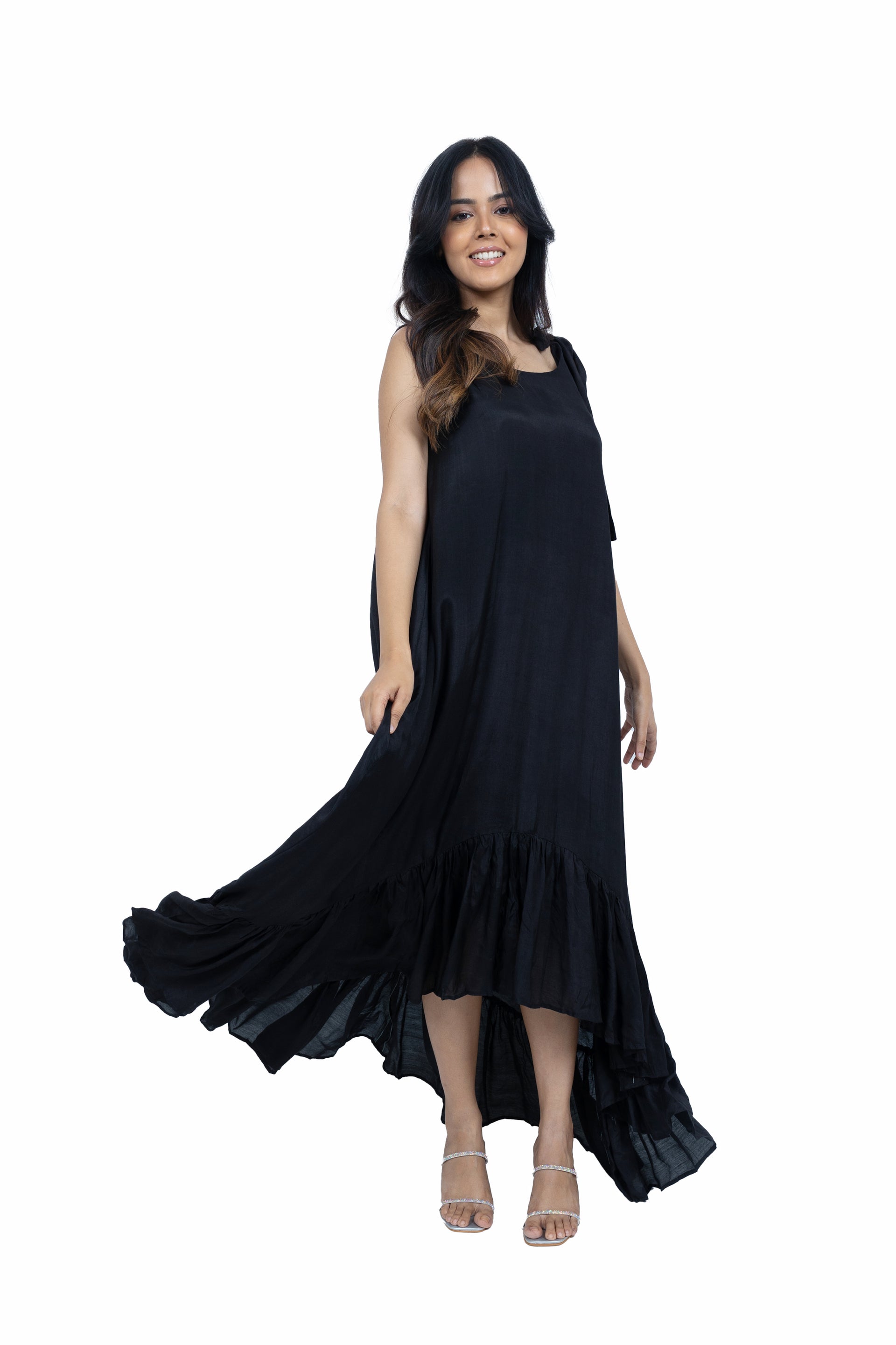 Shoulder bow dress