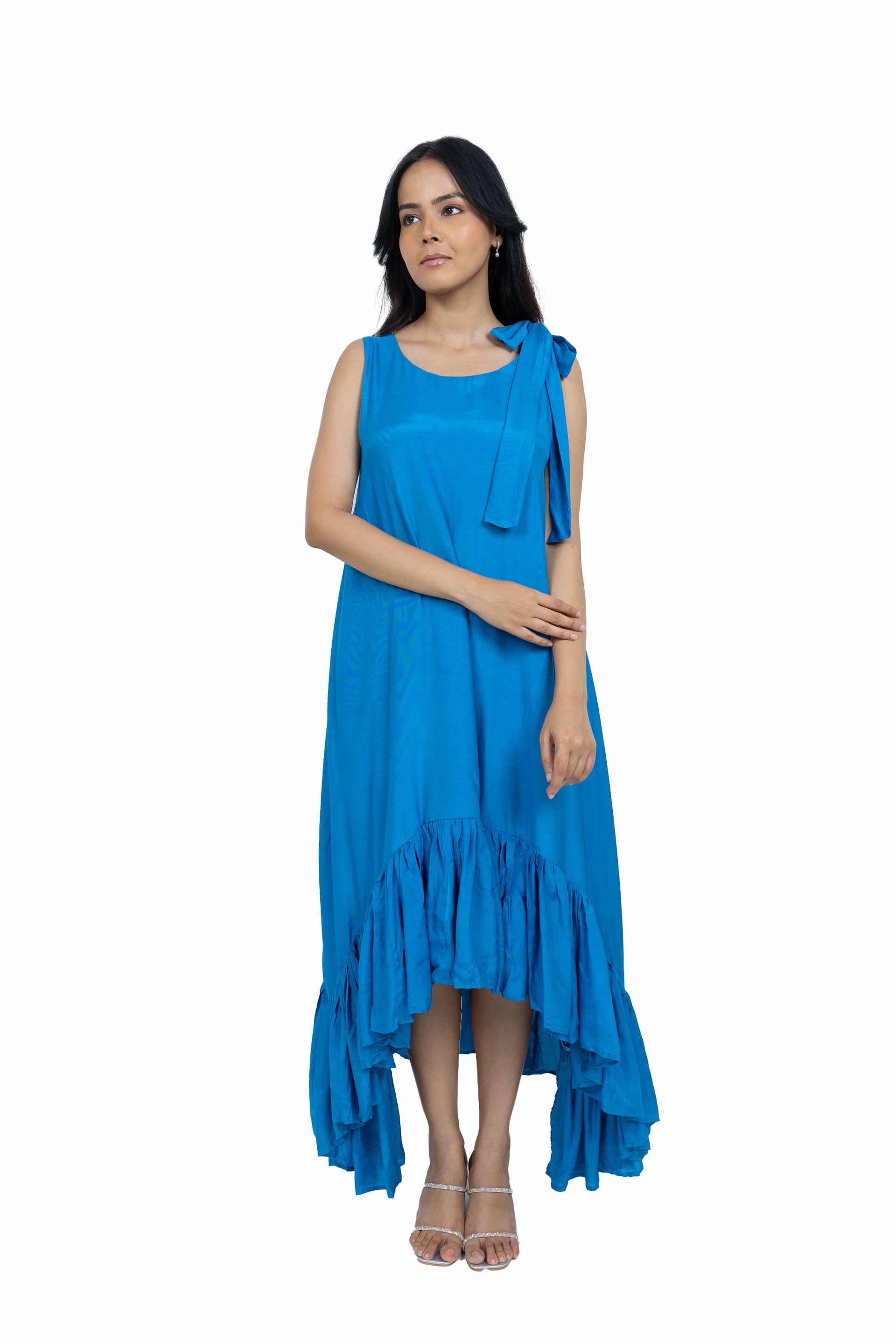 Shoulder bow dress