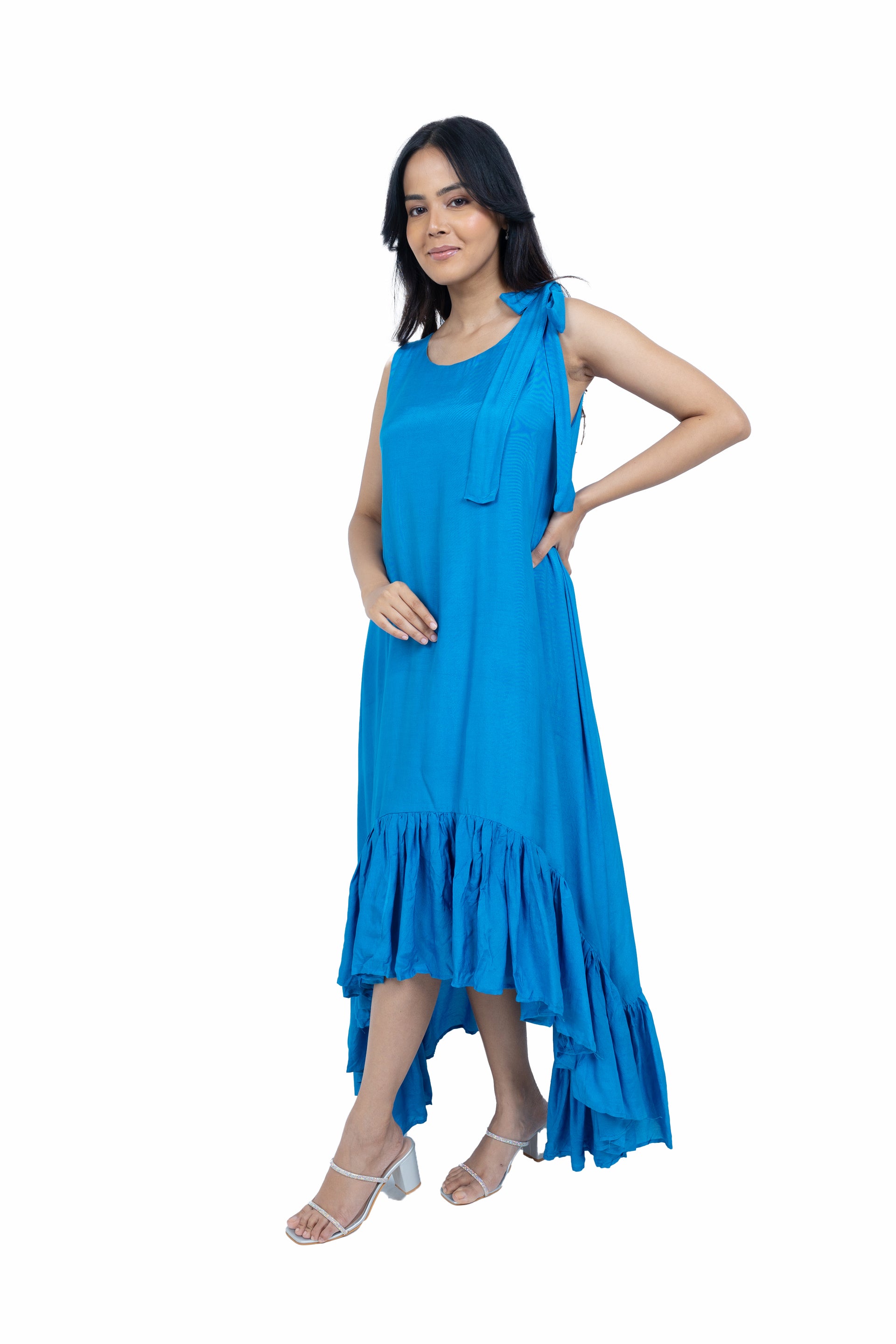 Shoulder bow dress