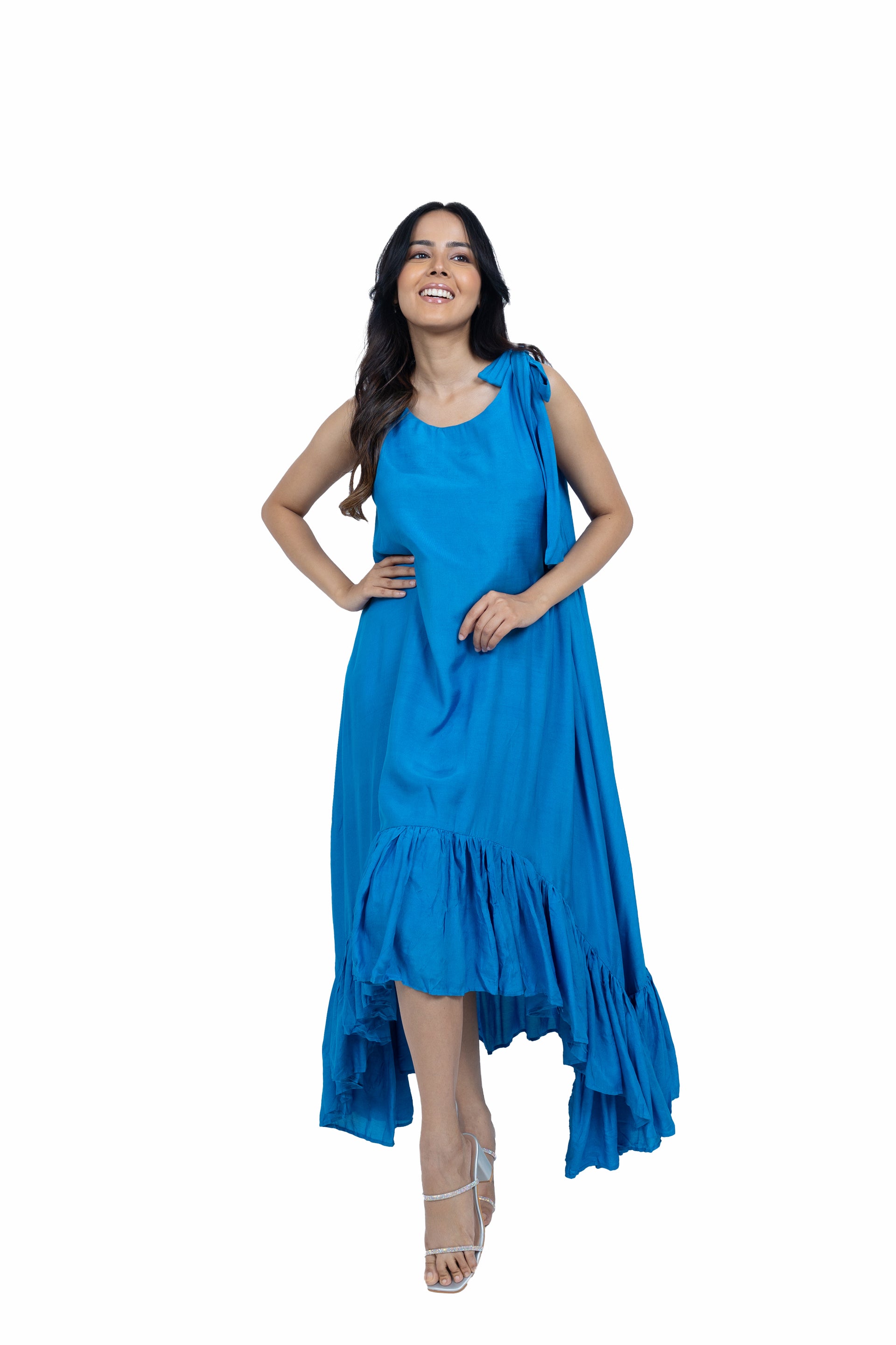 Shoulder bow dress