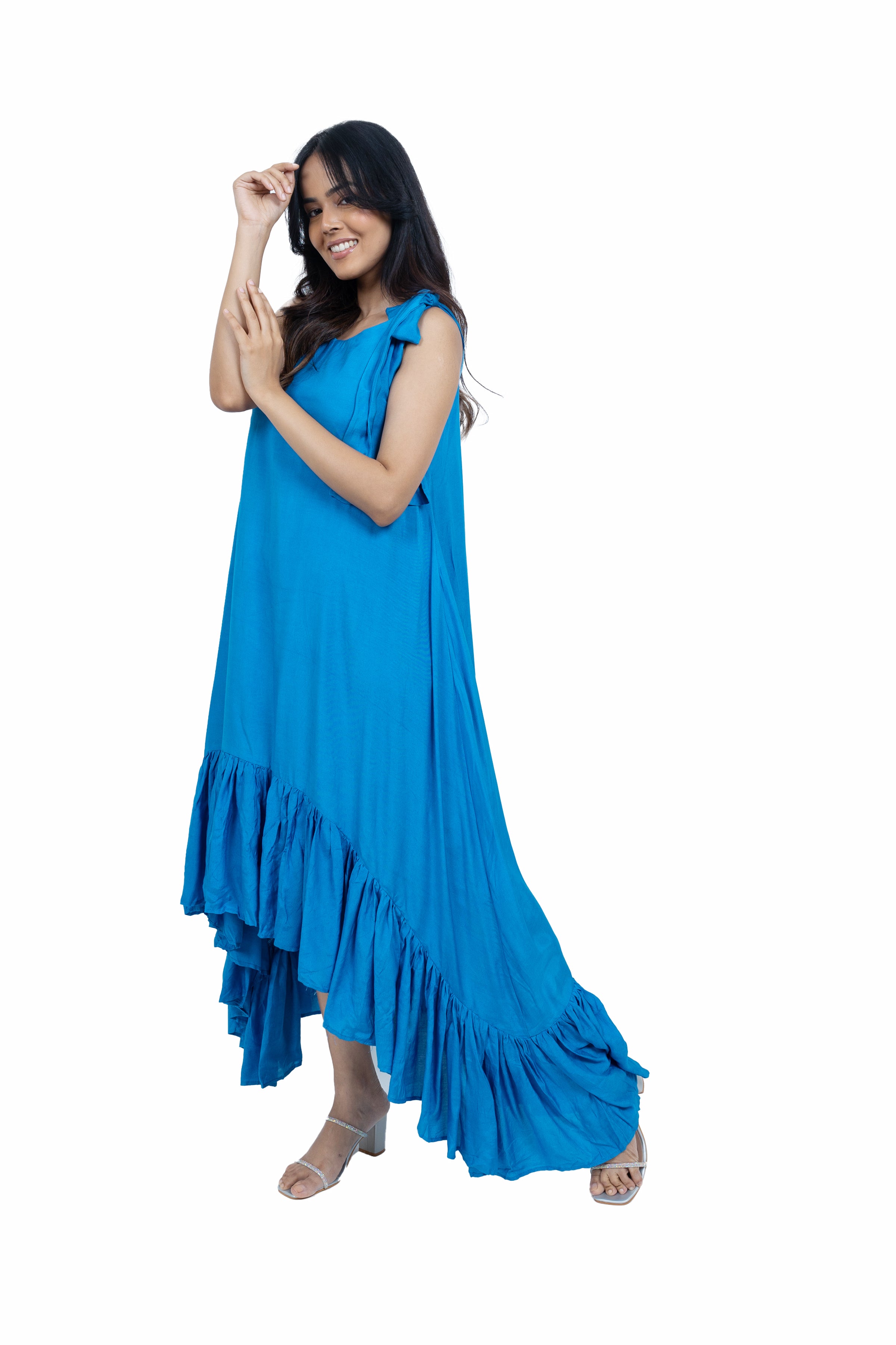 Shoulder bow dress