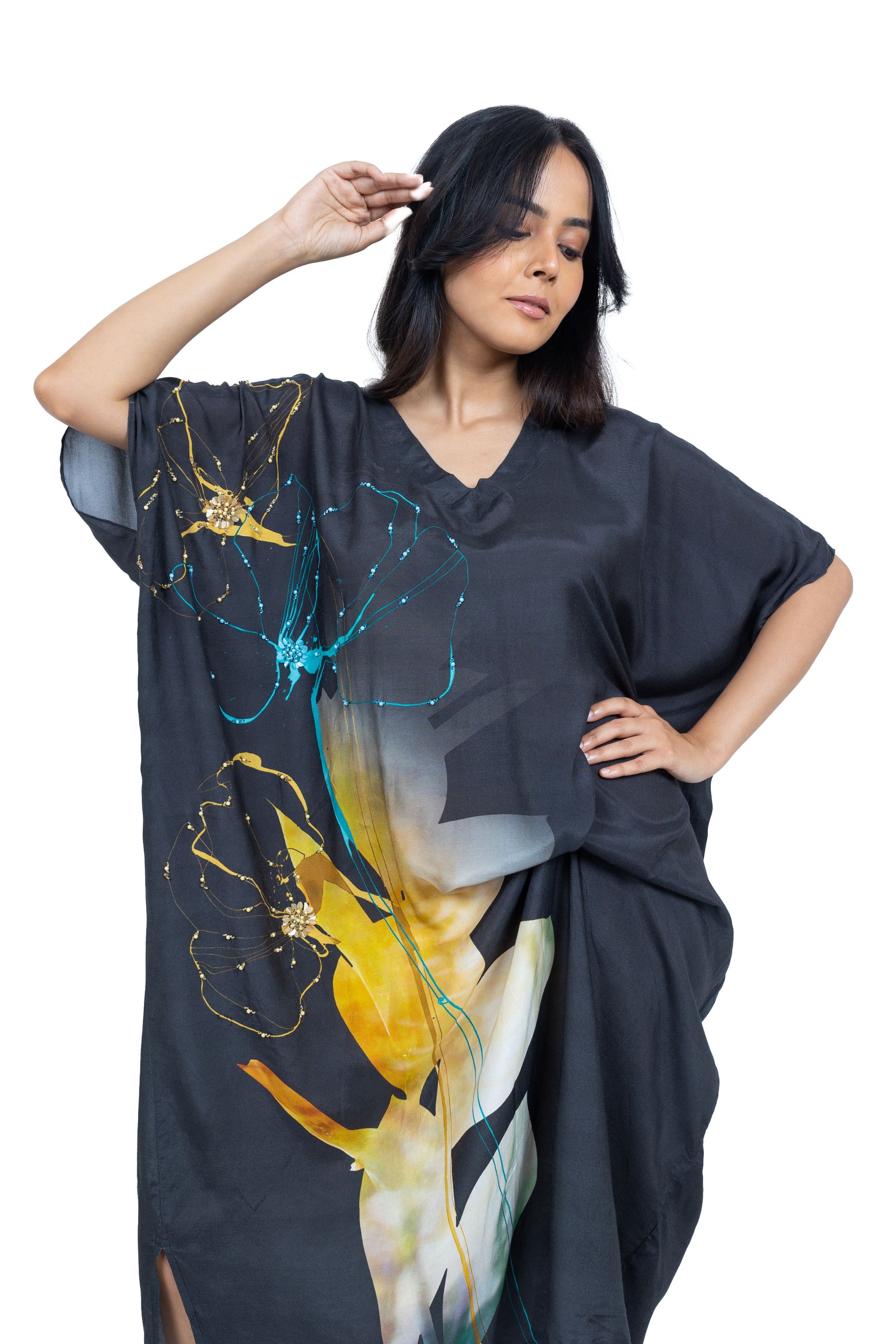 Inside knot kaftan