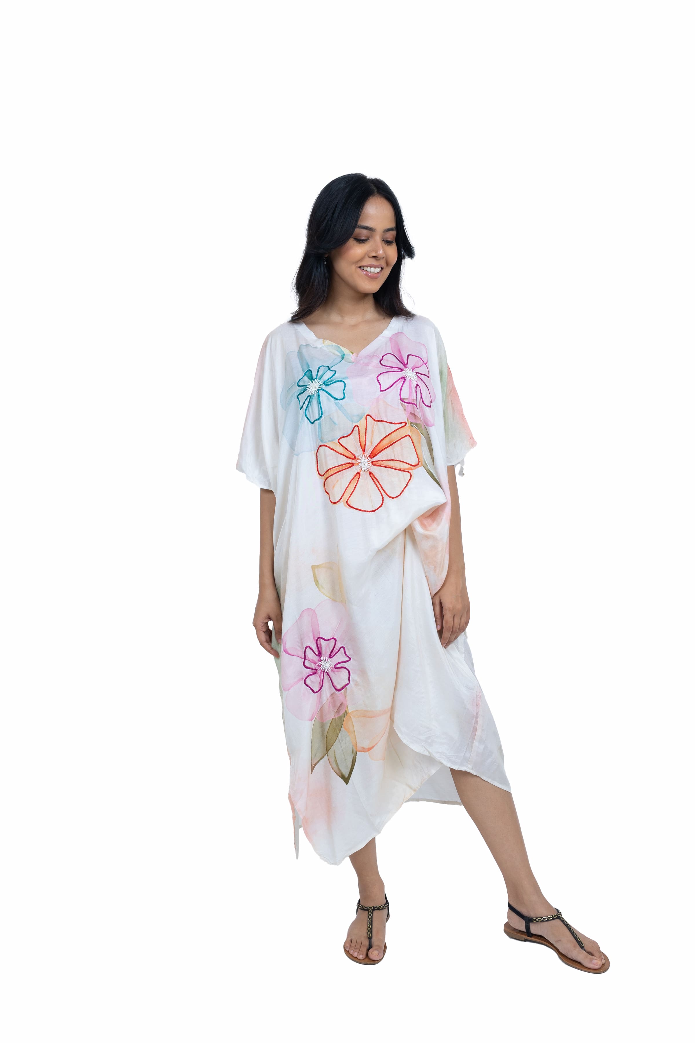 Inside knot kaftan