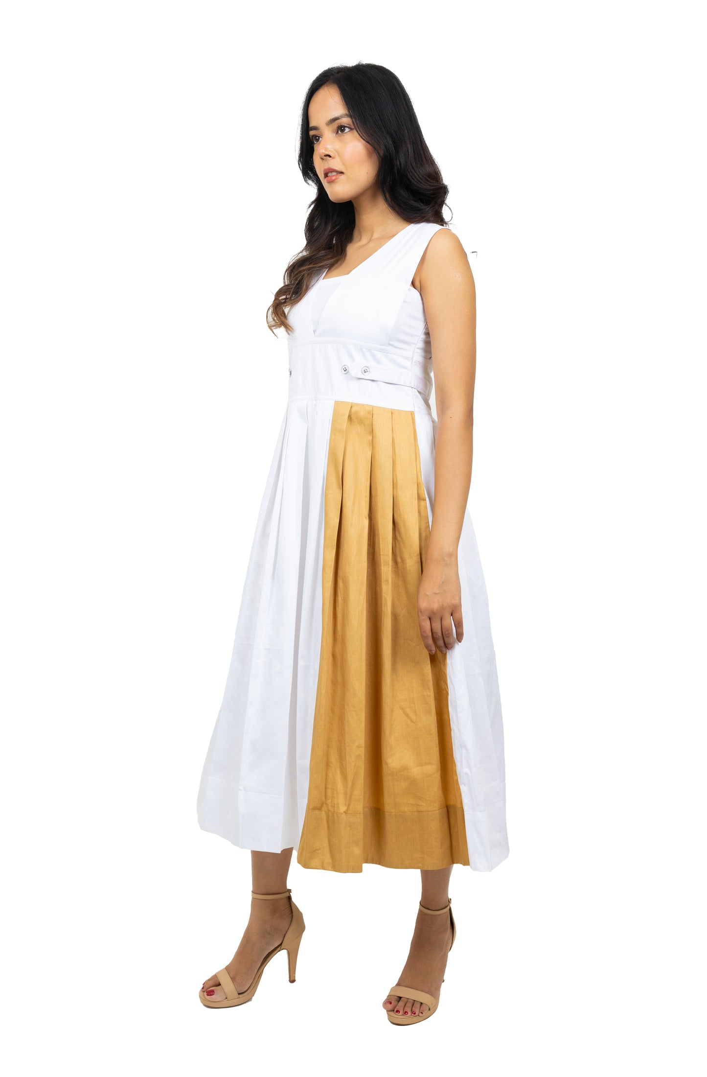 Box Pleated Dress