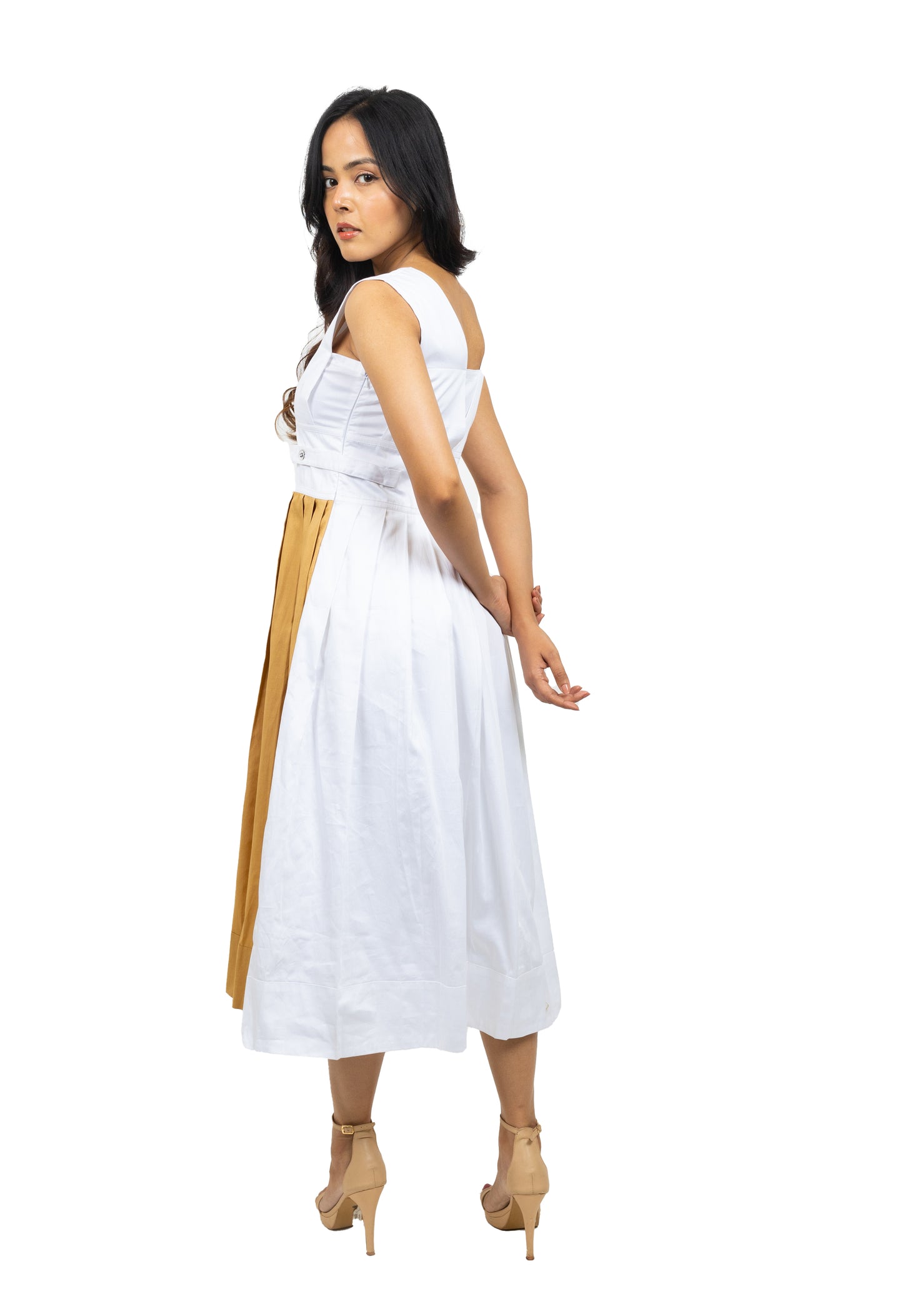 Box Pleated Dress