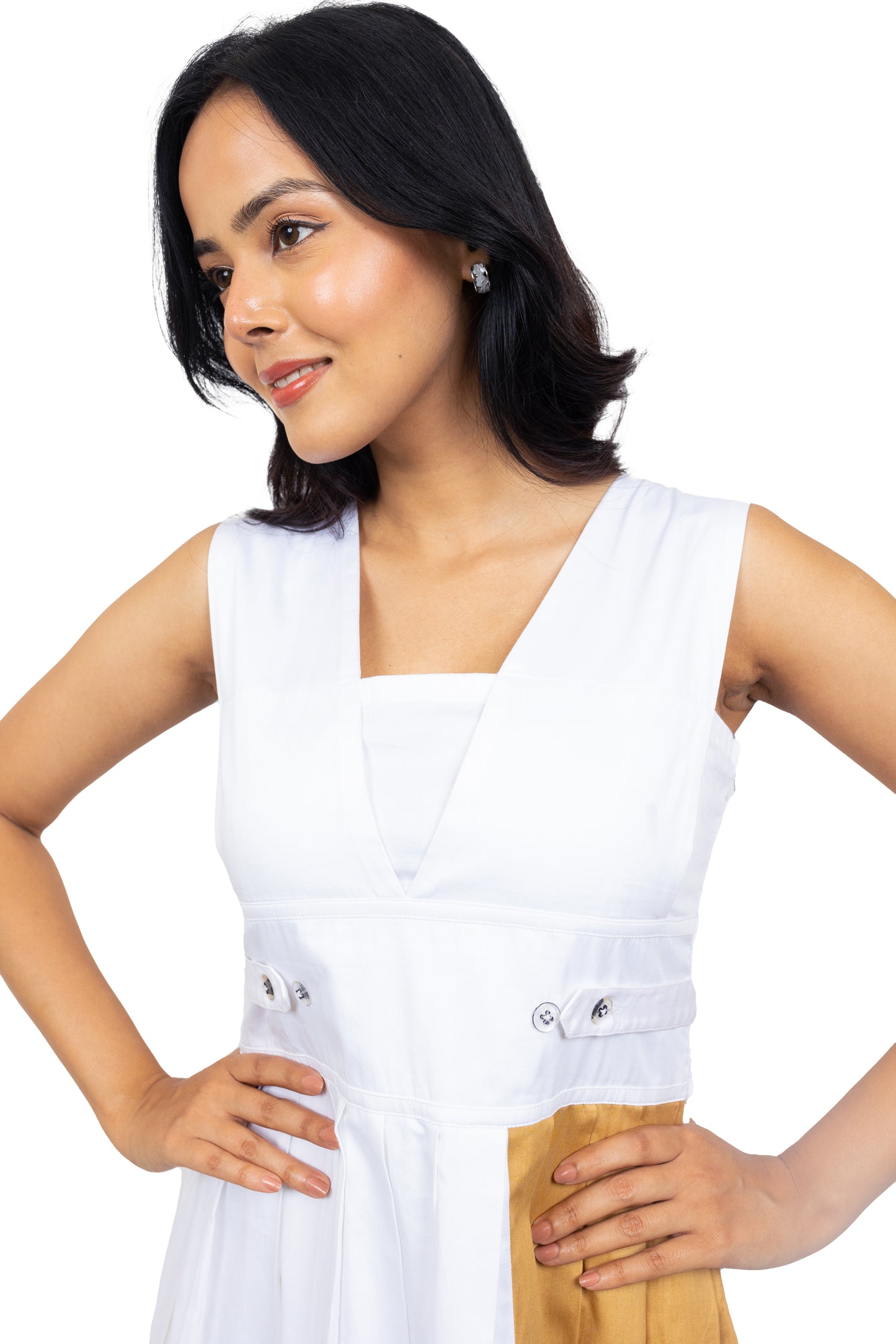 Box Pleated Dress
