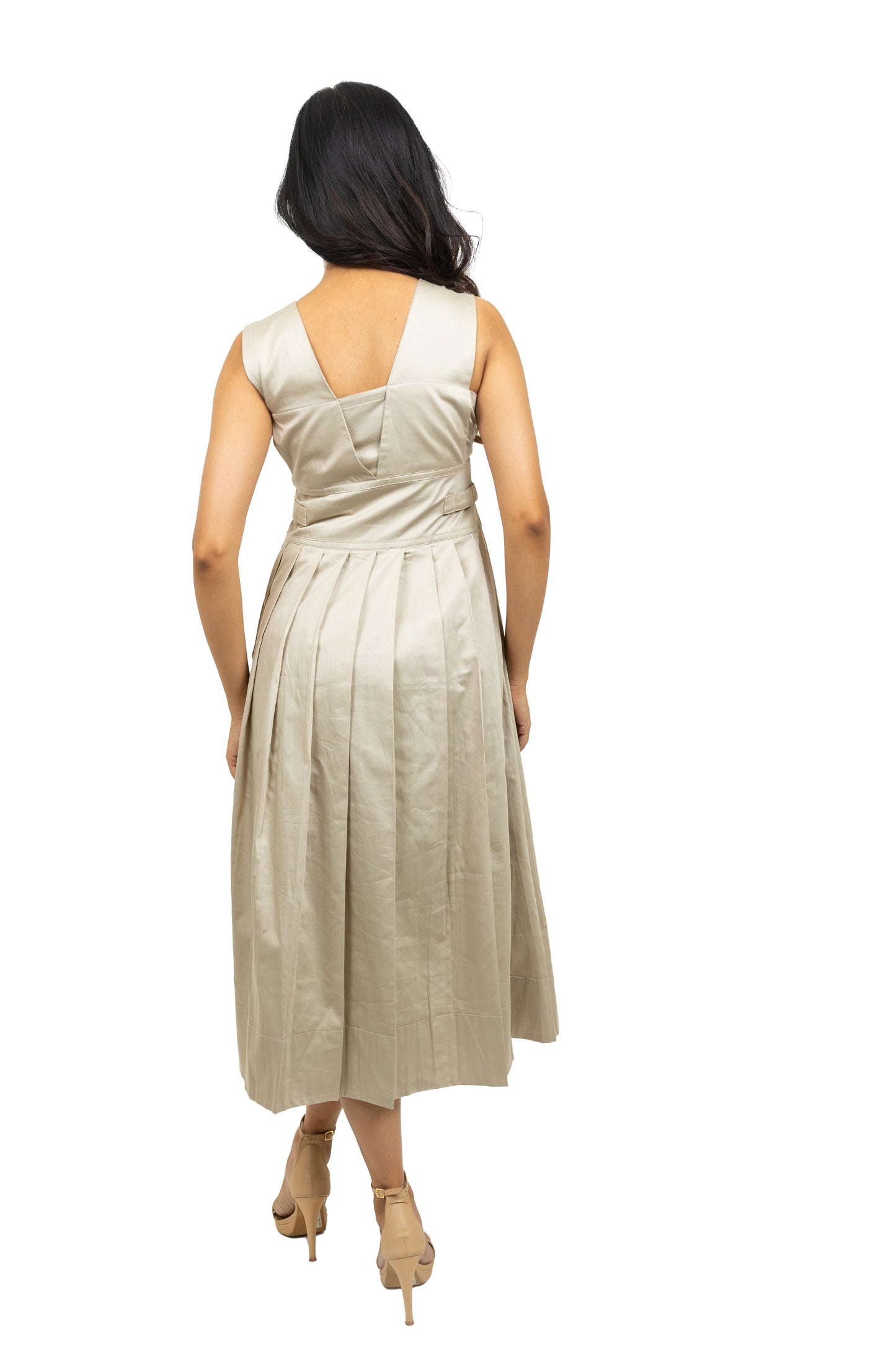 Box Pleated Dress