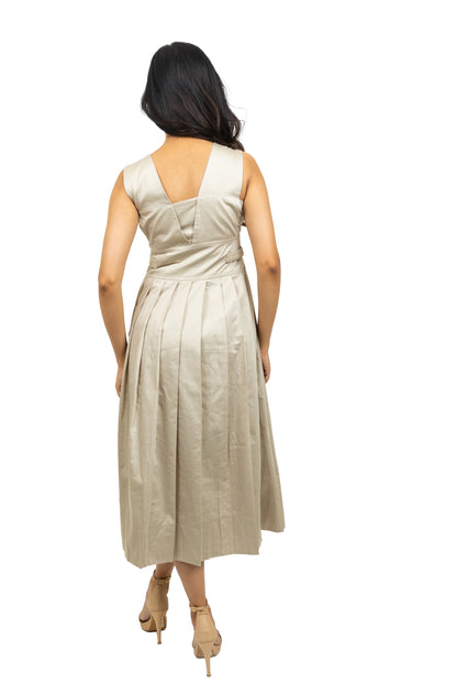 Box Pleated Dress