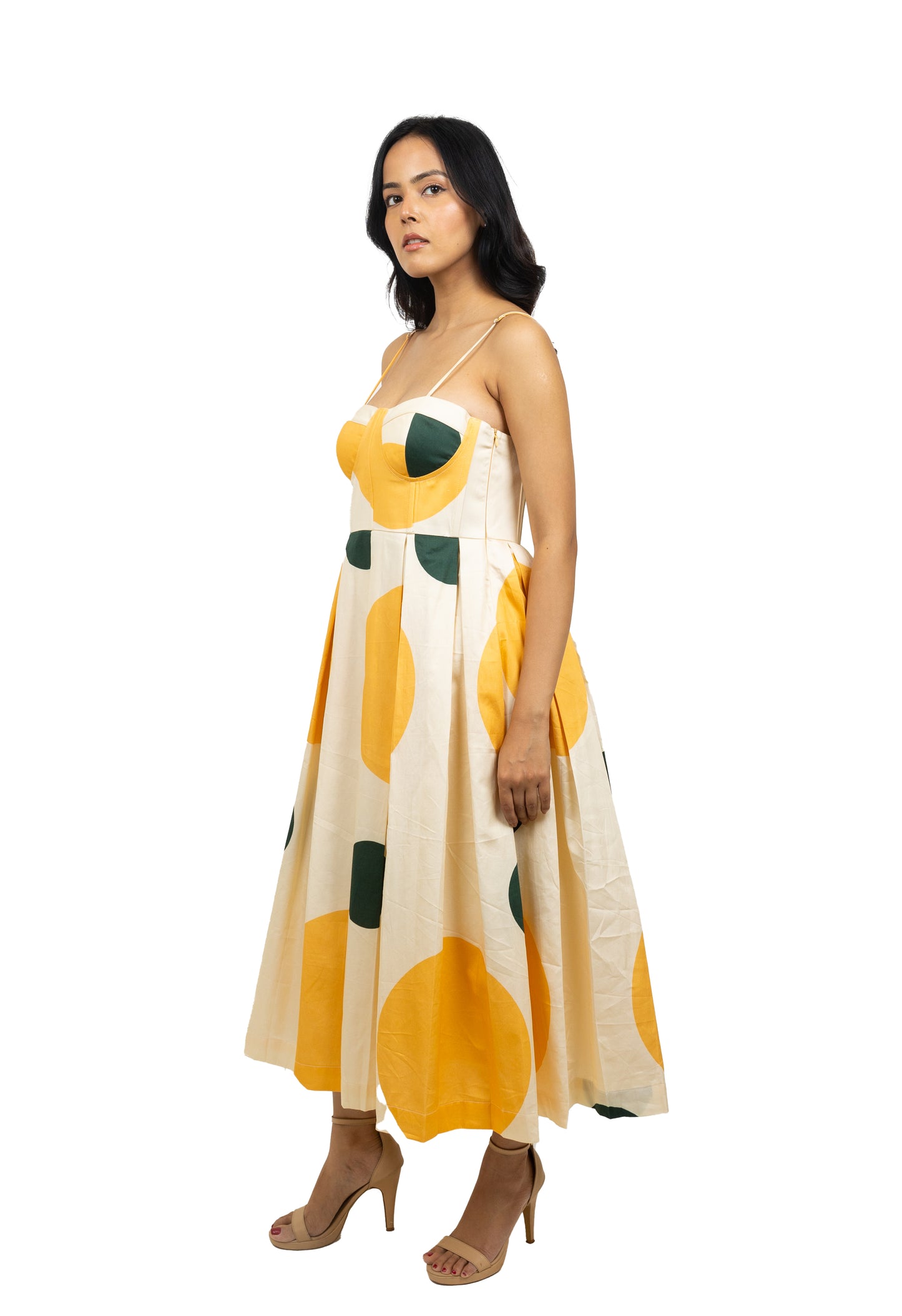Spaghetti  polka dot dress