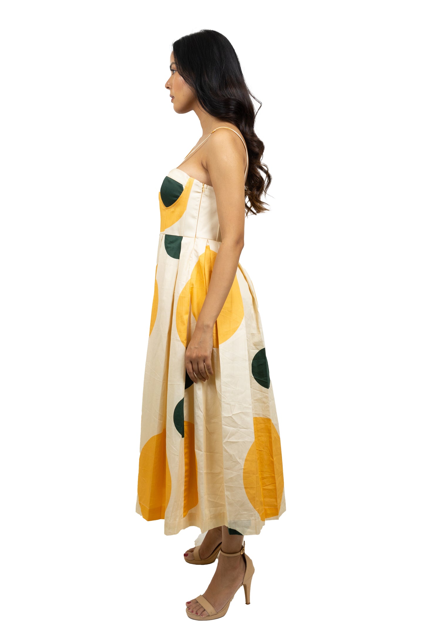 Spaghetti  polka dot dress