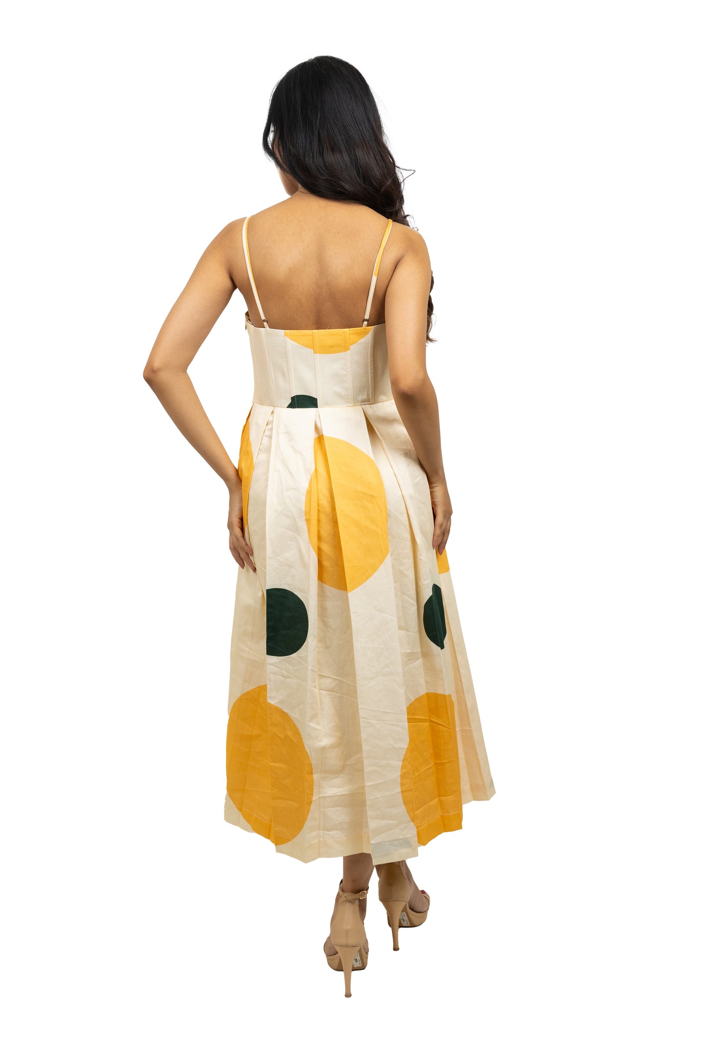 Spaghetti  polka dot dress