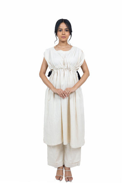 Side Knot Handloom Co-ord Set