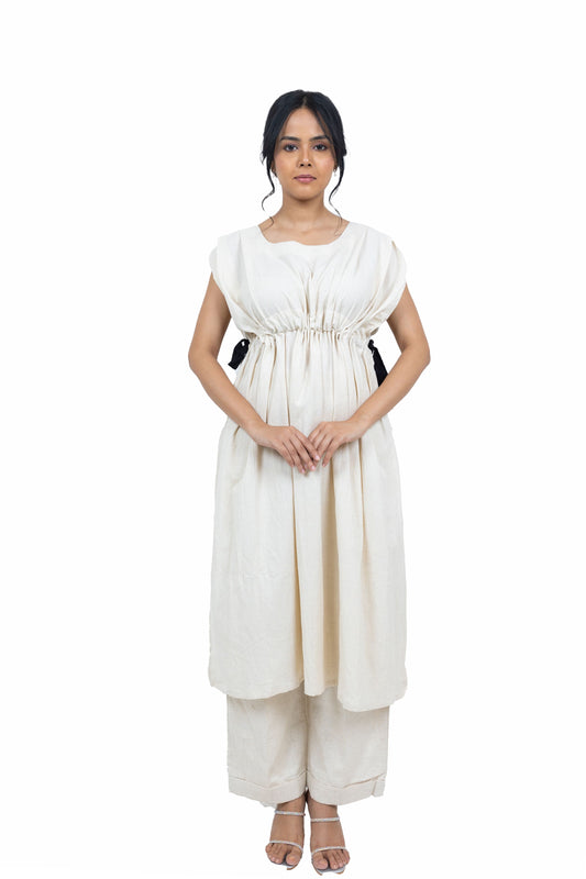 Side Knot Handloom Co-ord Set
