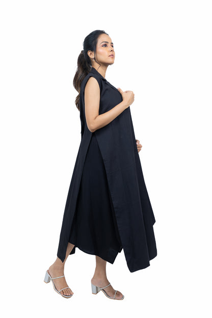 Assymetric Dress and Jacket Set