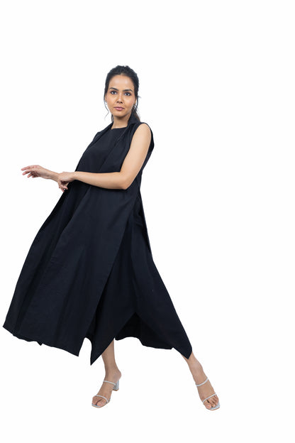 Assymetric Dress and Jacket Set
