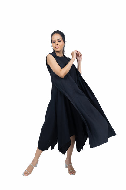 Assymetric Dress and Jacket Set