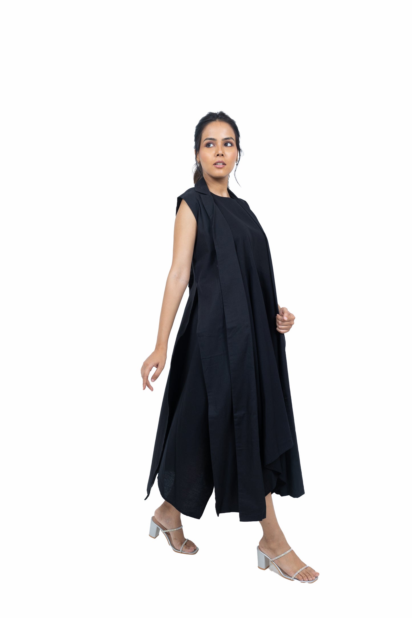 Assymetric Dress and Jacket Set