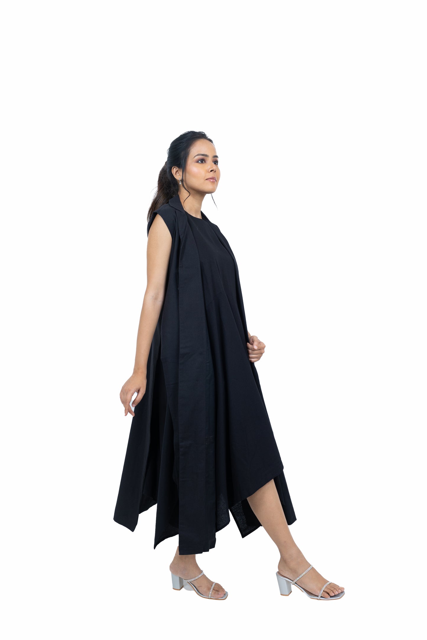 Assymetric Dress and Jacket Set
