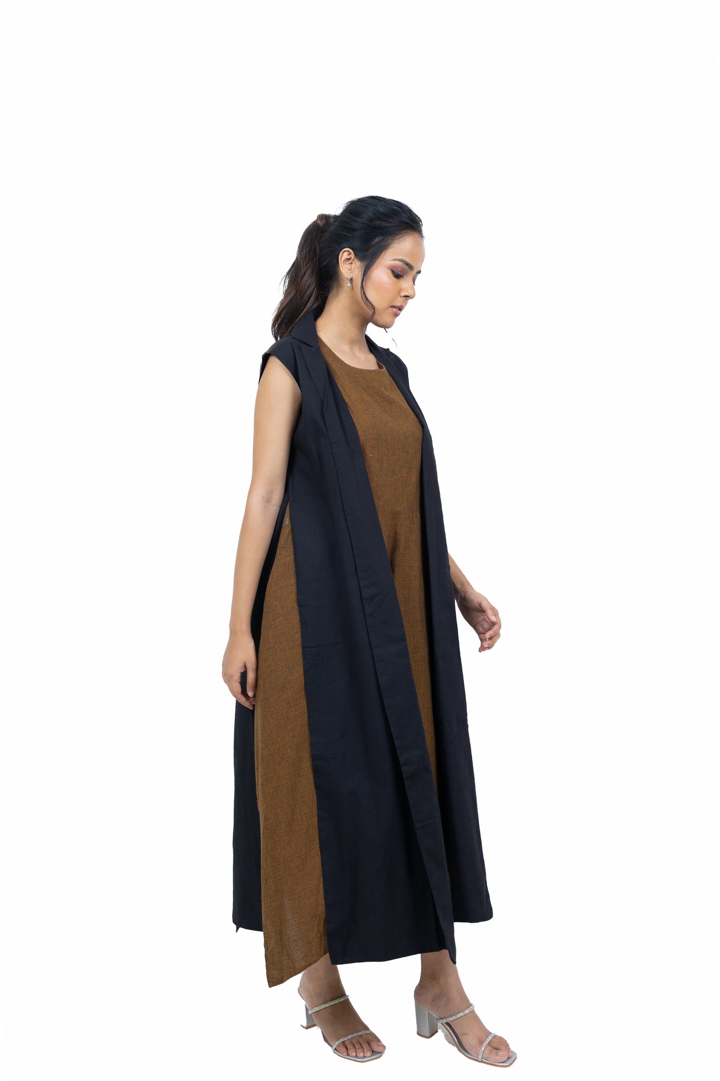 Assymetric Dress and Jacket Set