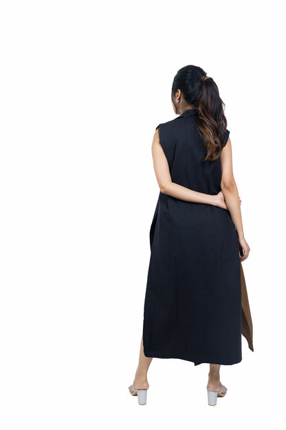 Assymetric Dress and Jacket Set