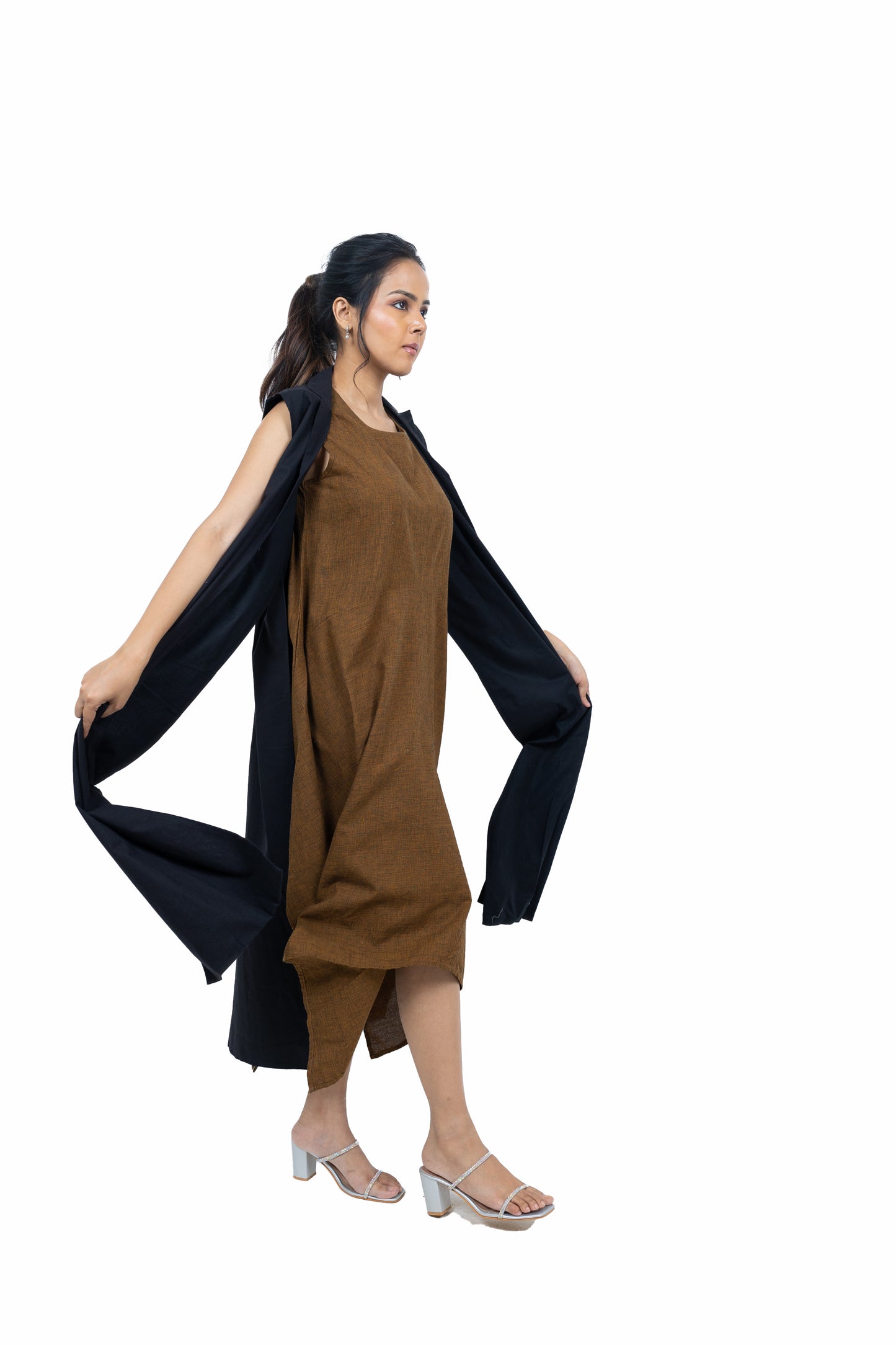Assymetric Dress and Jacket Set