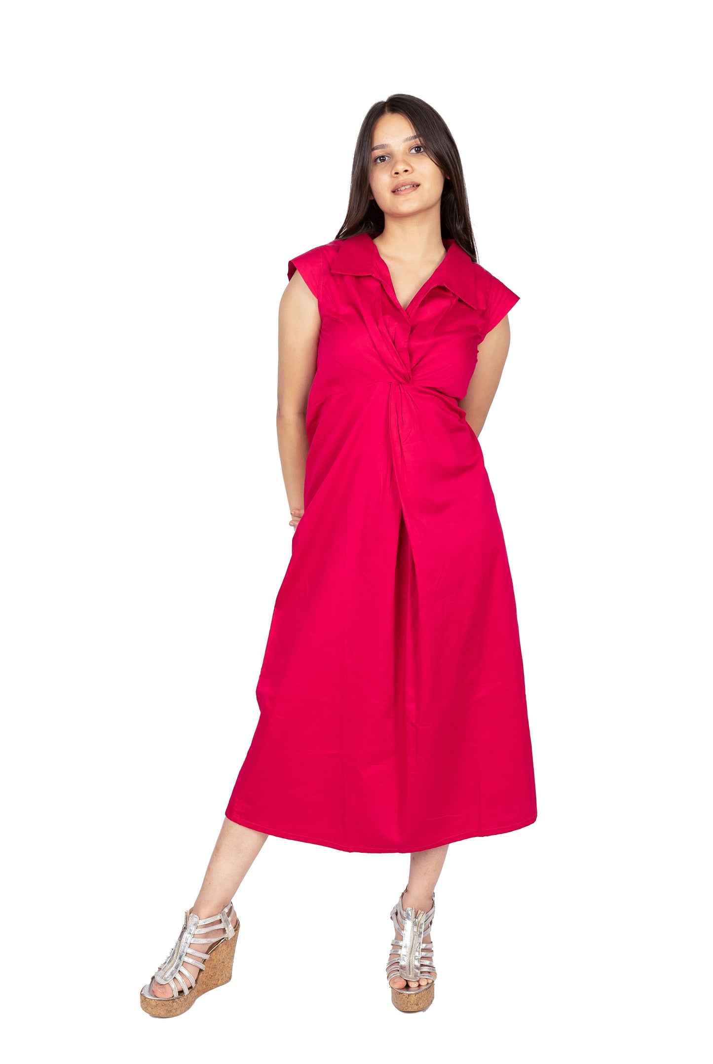 Front Knot Dress