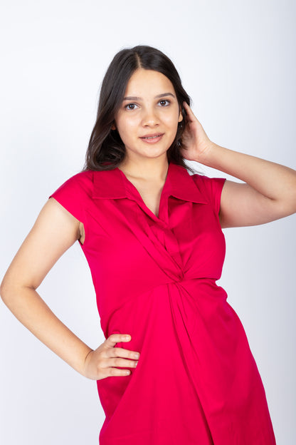 Front Knot Dress