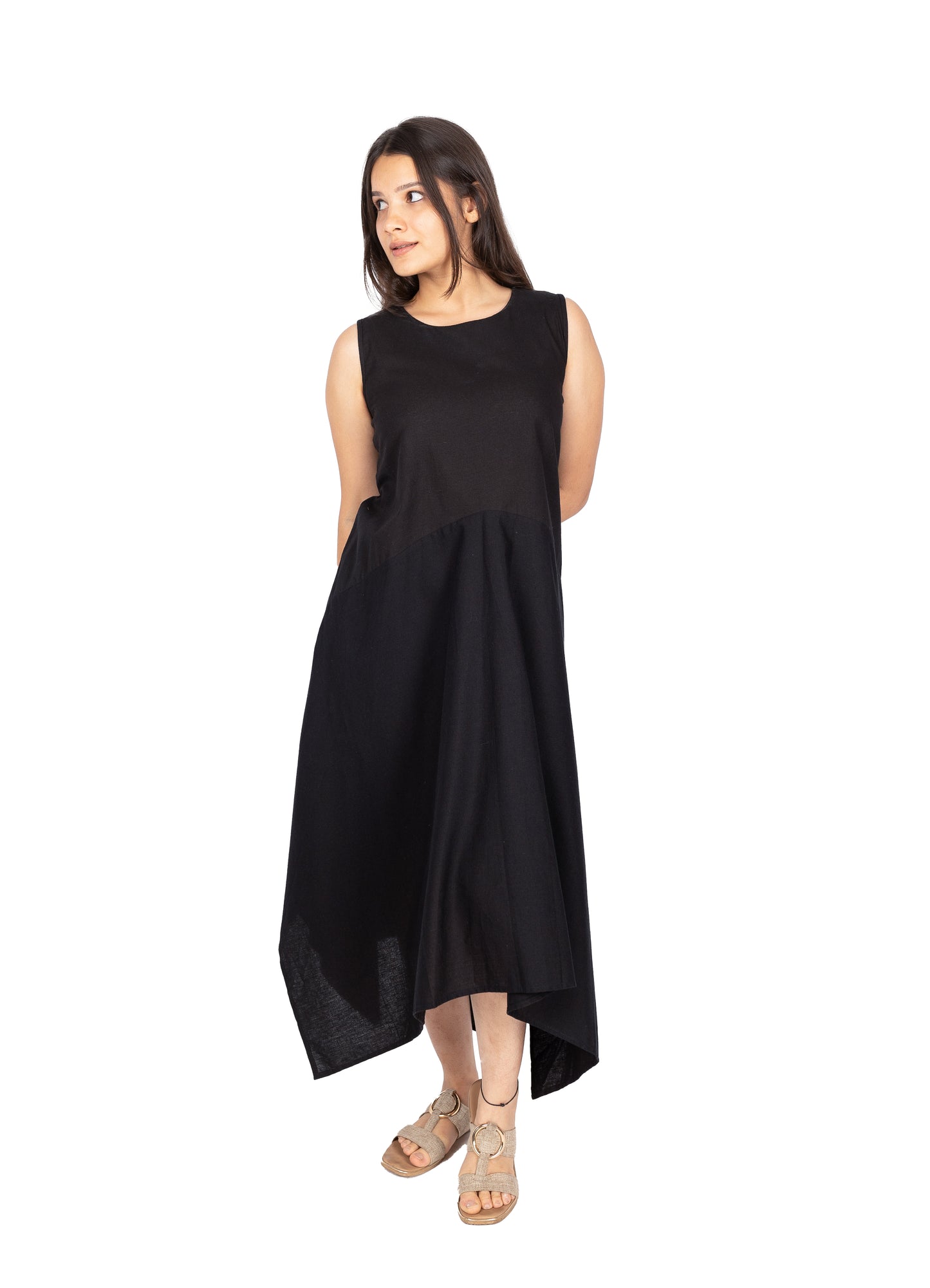 Asymmetric Long Dress