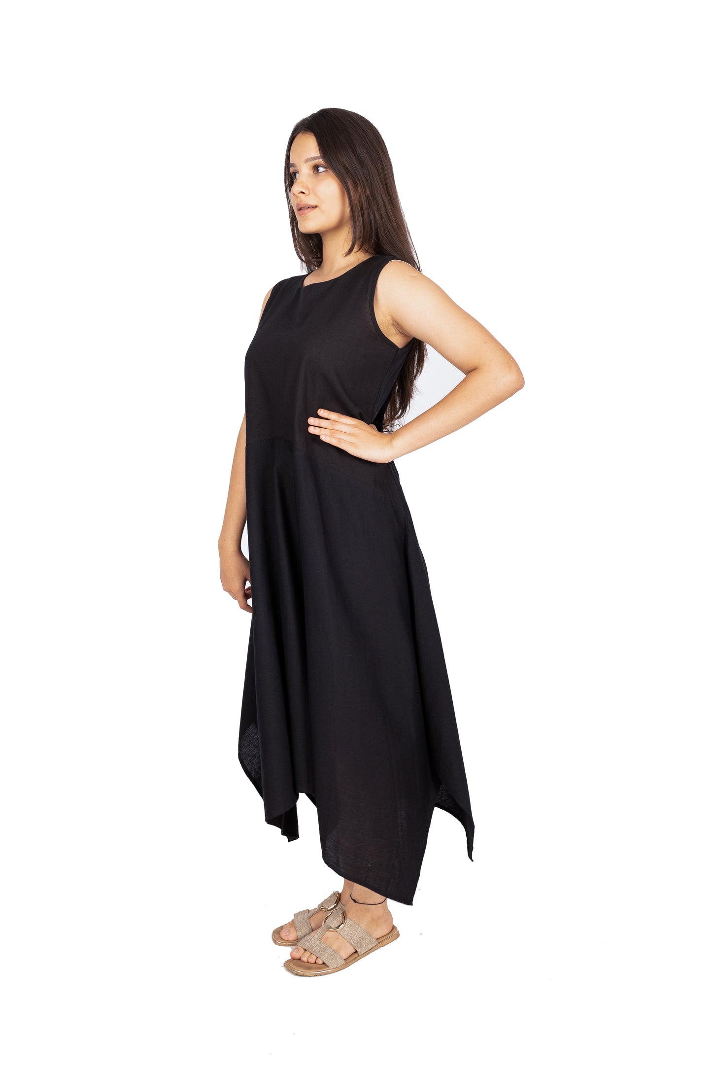 Asymmetric Long Dress