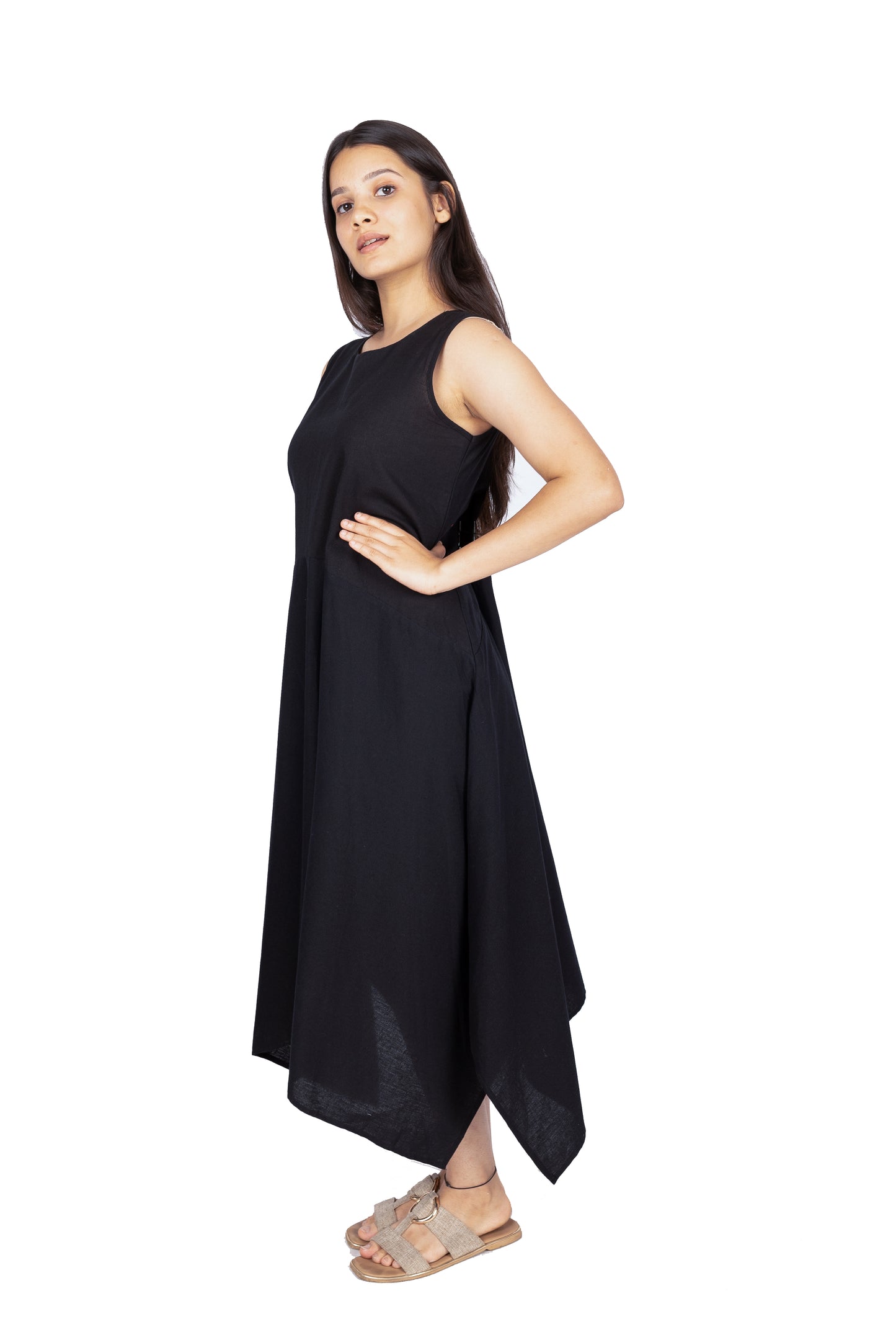 Asymmetric Long Dress
