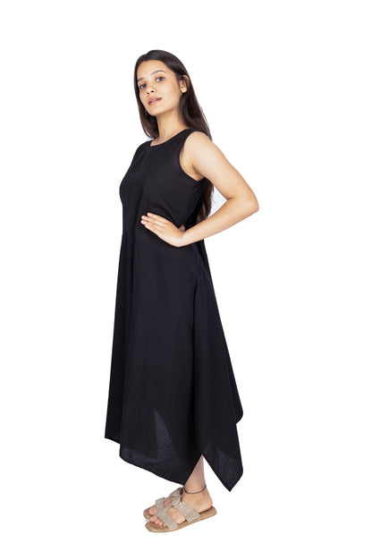 Asymmetric Long Dress
