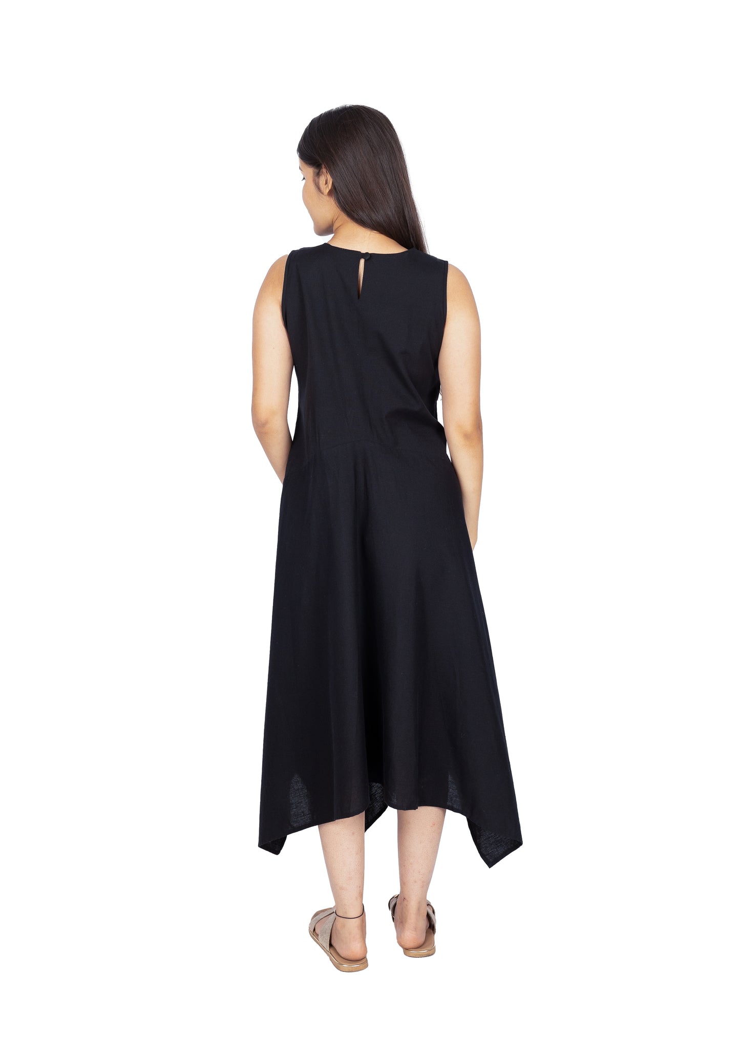 Asymmetric Long Dress