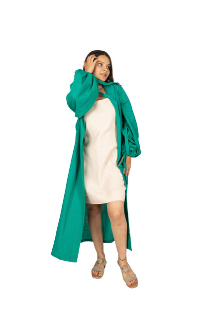 Handloom Baloon Sleeve Jacket