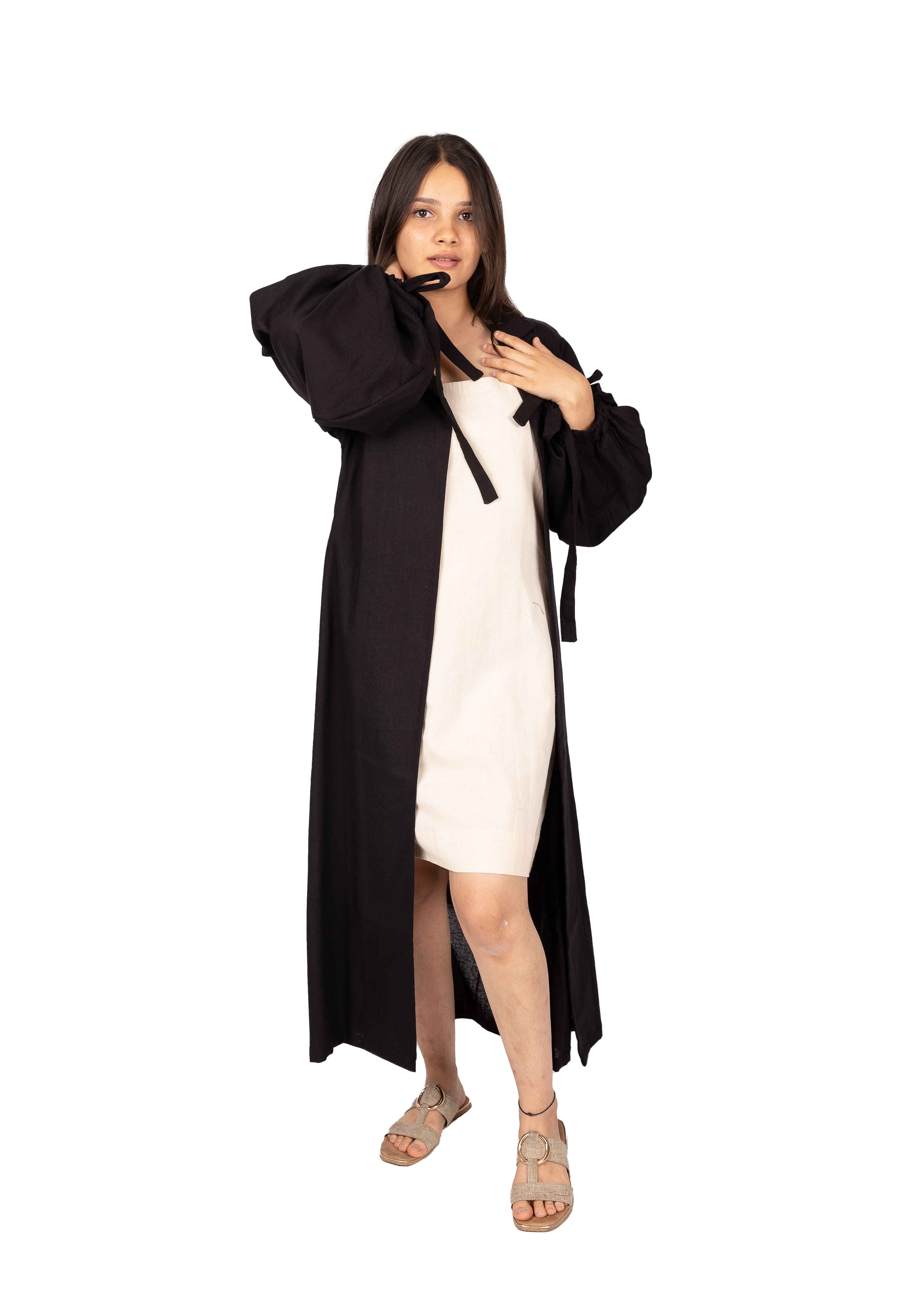 Handloom Baloon Sleeve Jacket